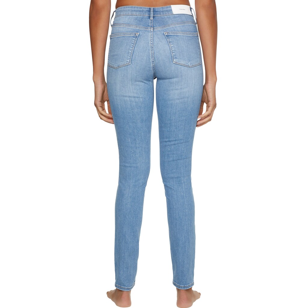 Calvin Klein Skinny-fit-Jeans »MID RISE SKINNY«, in klassischer 5-Pocket Form