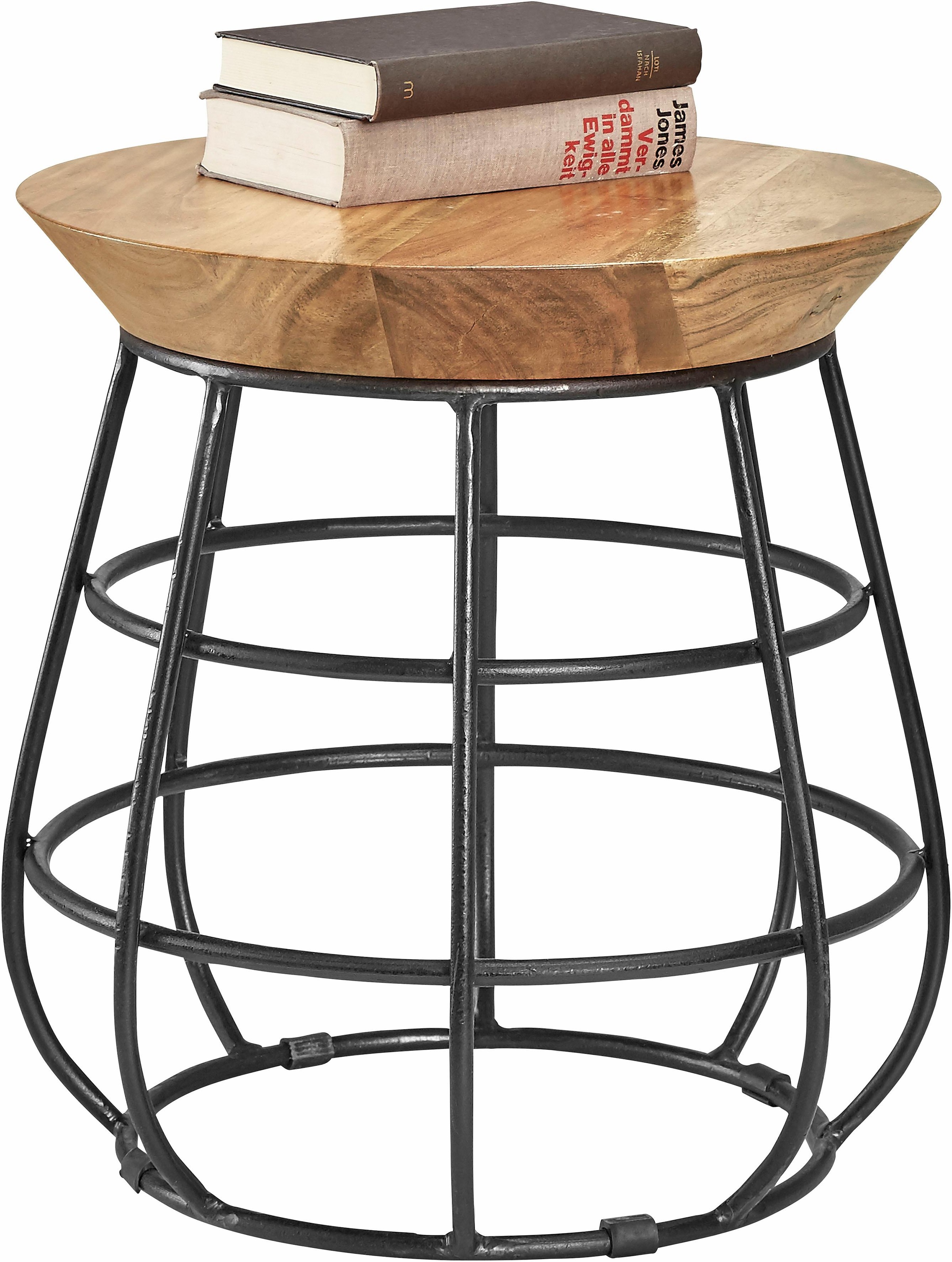 GOODproduct Beistelltisch mit Metall-Gestell