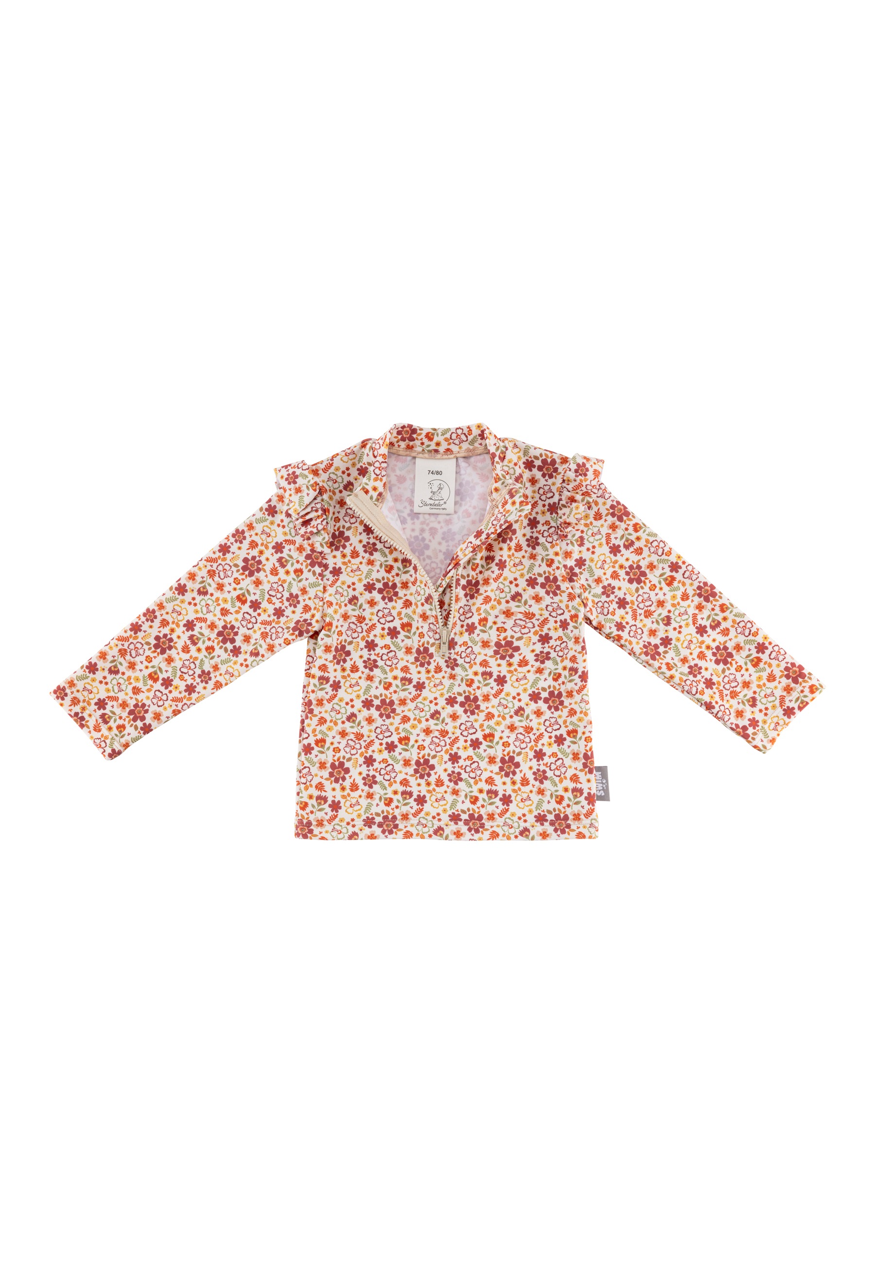 Sterntaler® Schwimmanzug »Badeshirt langarm Blumen«