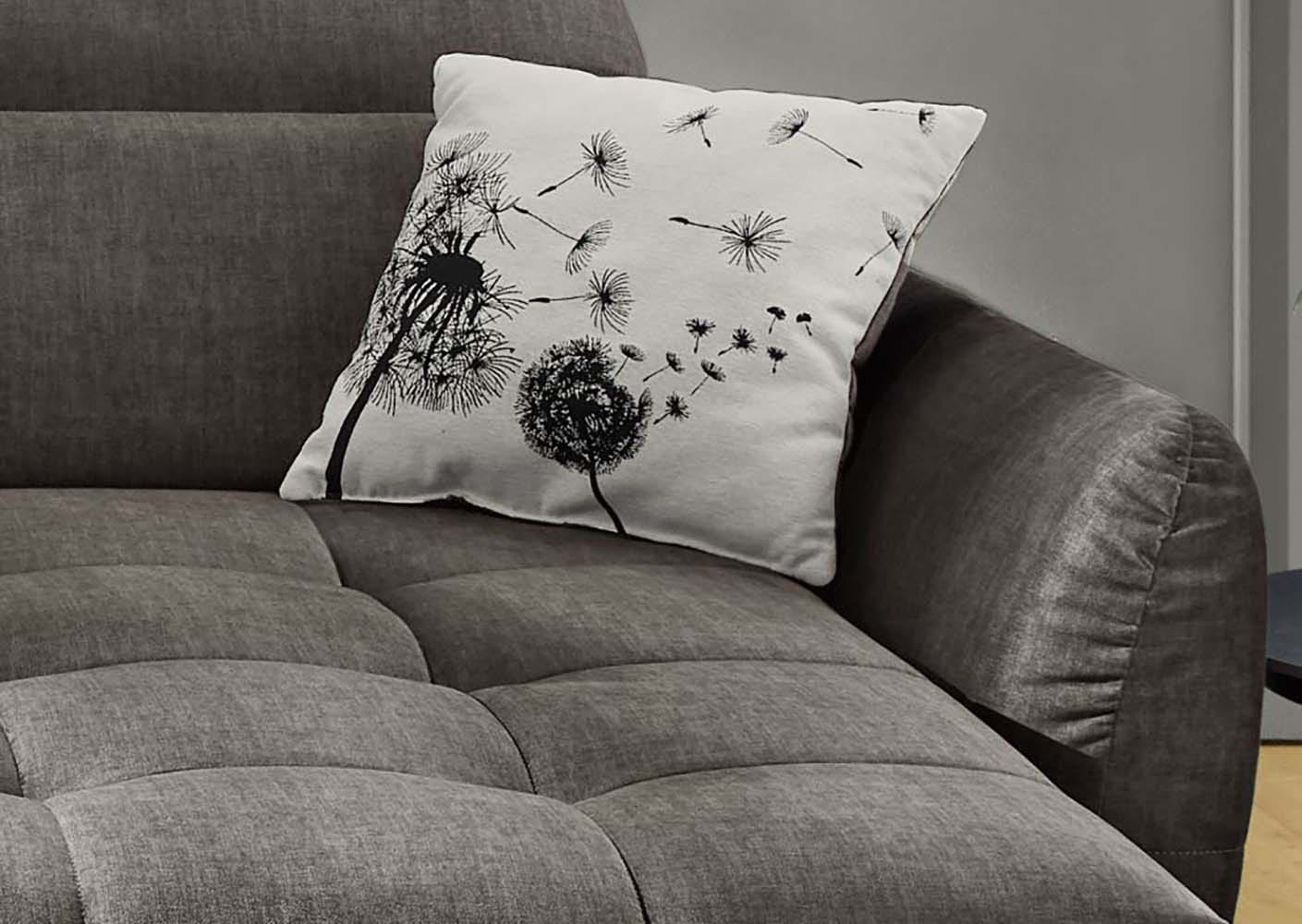 Jockenhöfer Gruppe Ecksofa »Zoom, L-Form, 140kg Belastbarkeit je Sitzplatz« 60cm elektromotorische Sitztiefenverstellung,USB-Ladeports,Kopfstützen