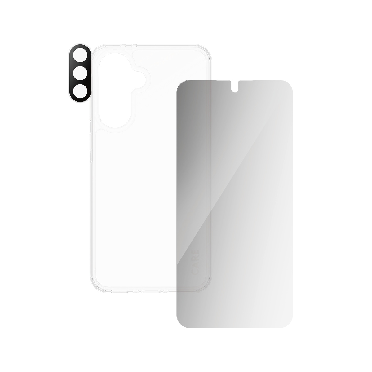 CARE by PanzerGlass Displayschutzglas »3-in-1 Protection Urban Combat Case + Screen Protection + Hoops«, für Samsung Galaxy A36, Displayschutzfolie, Schutzfolie, Bildschirmschutz, kratz- & stoßfest