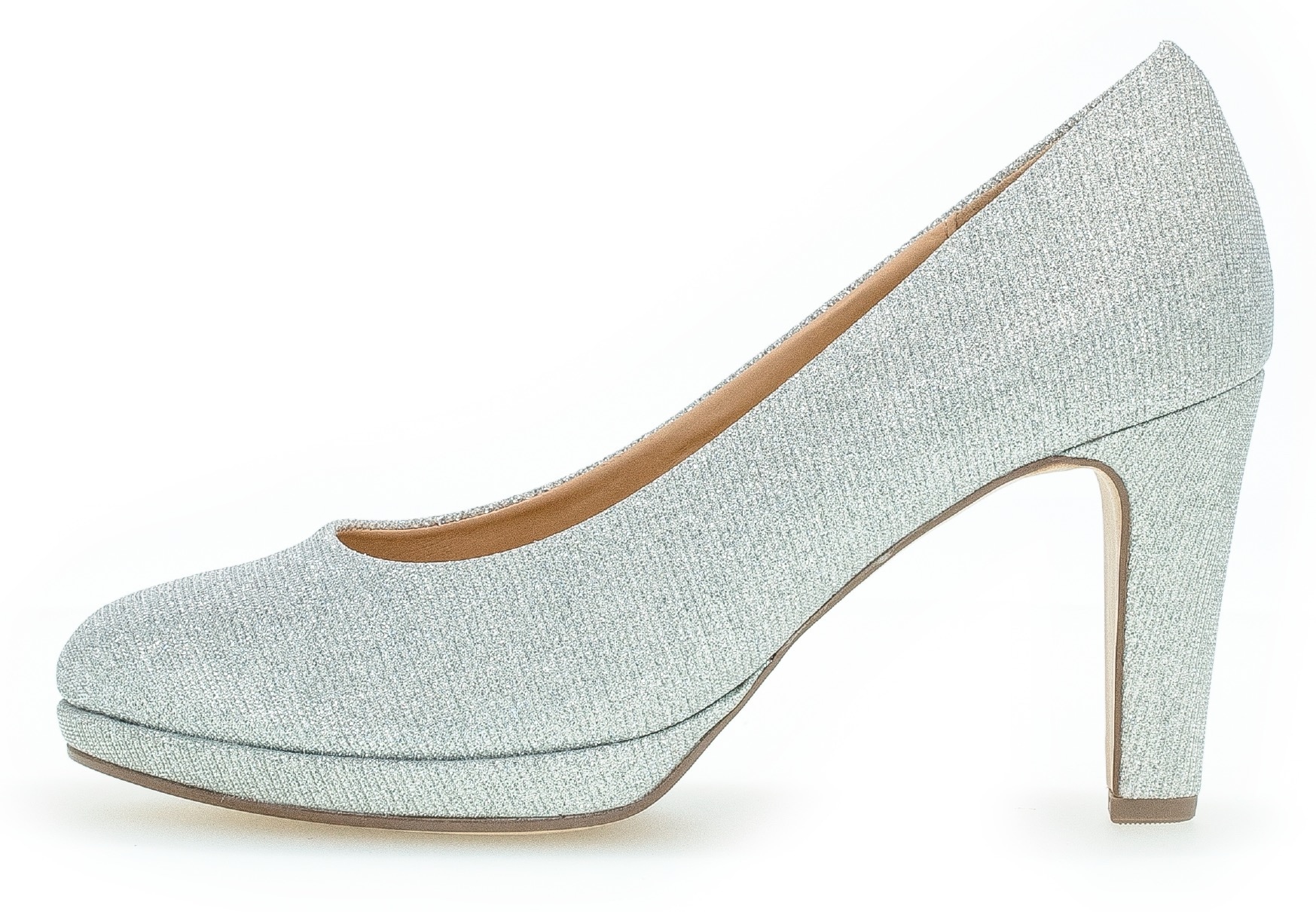 Gabor Pumps, Abendschuh, Festtagsschuh, Trichterabsatz, im Glitzerlook