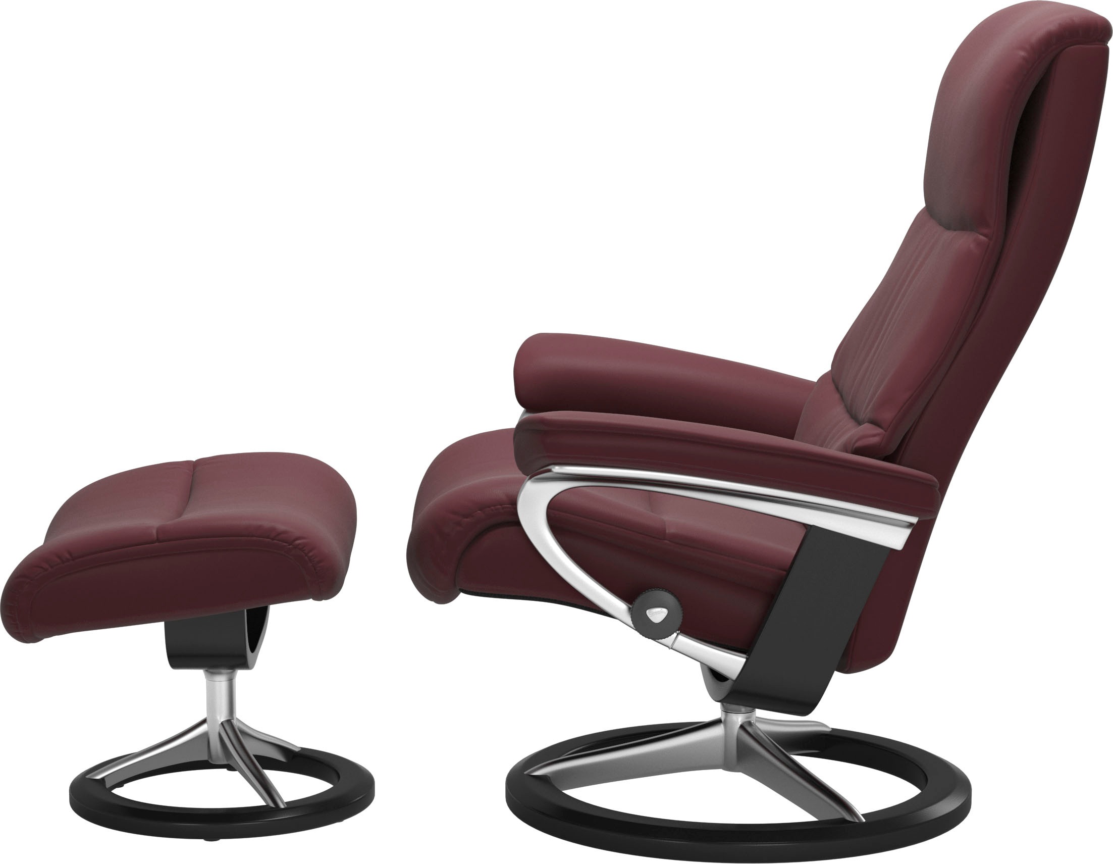 Stressless® Relaxsessel »View« mit Signature Base, Größe M,Gestell Schwarz
