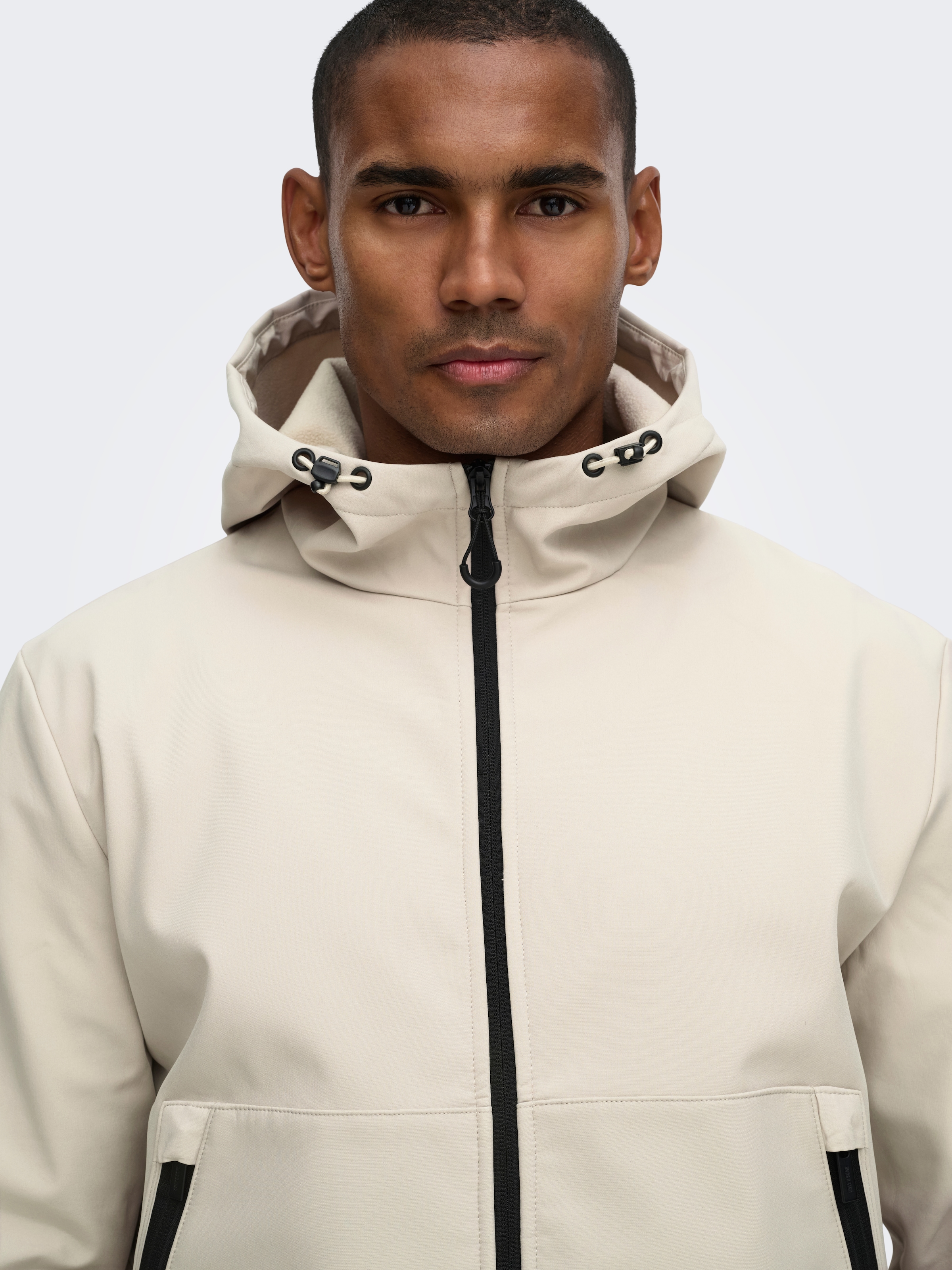 ONLY & SONS Softshelljacke »ONSBOWIE SOFTSHELL BOMBER NOOS« mit Kapuze