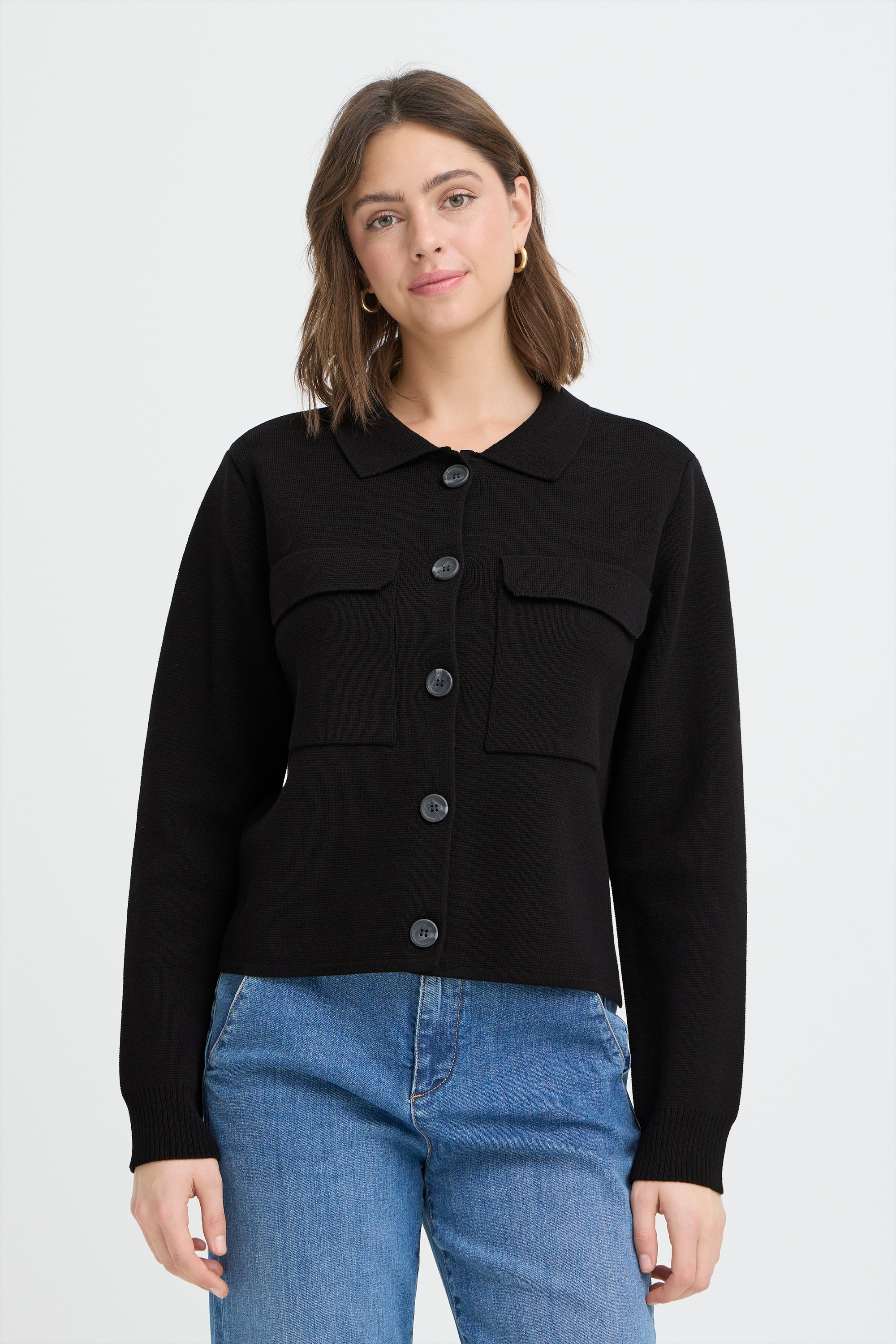 fransa Strickjacke »Strickjacke FRITA«
