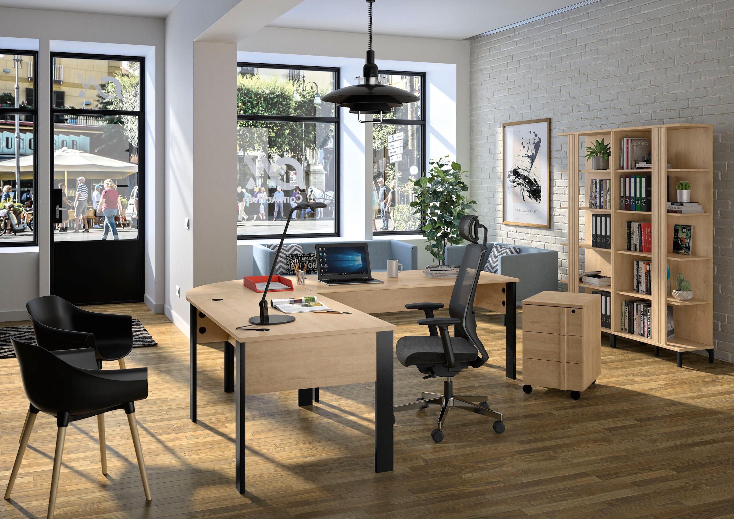 Gami Schreibtisch »Faro« moderner Industrial Look