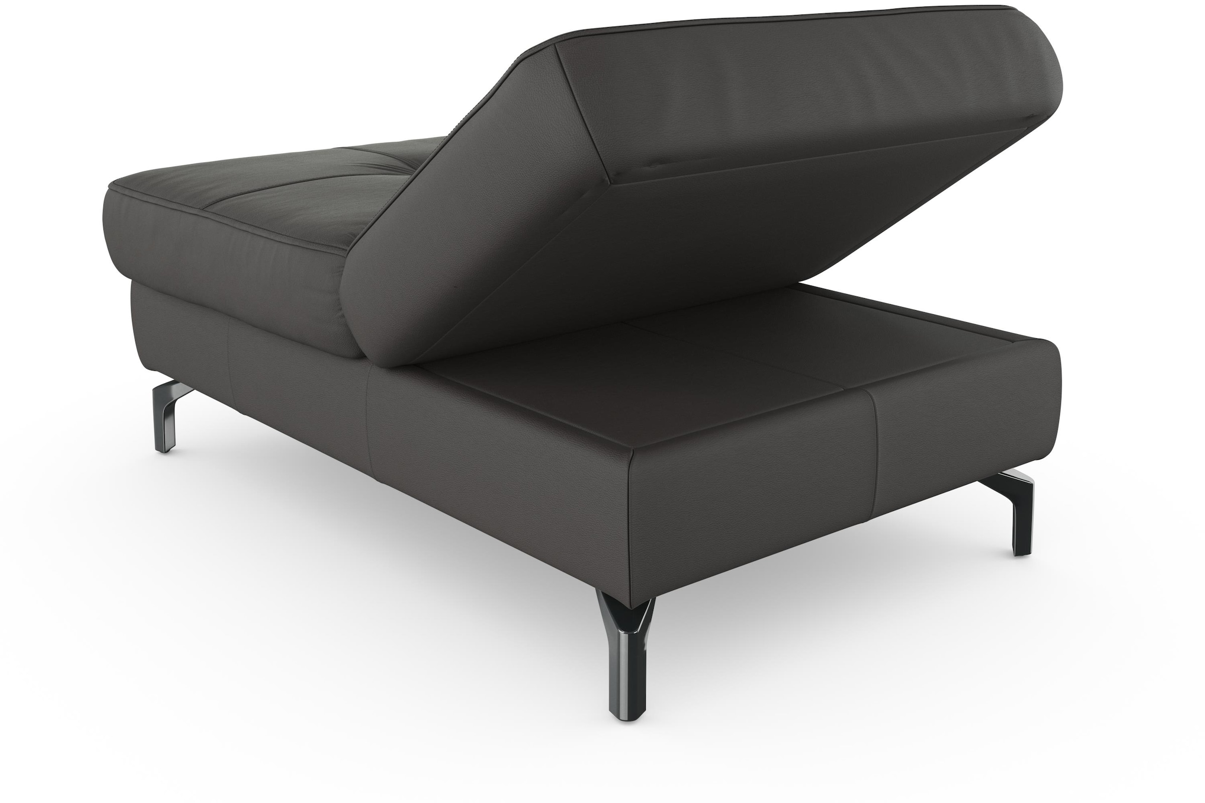 sit&more Hocker »Bendigo«, mit Klappfunktion, Bodenfreiheit 12 cm, wahlweise in 2 Fußfarben