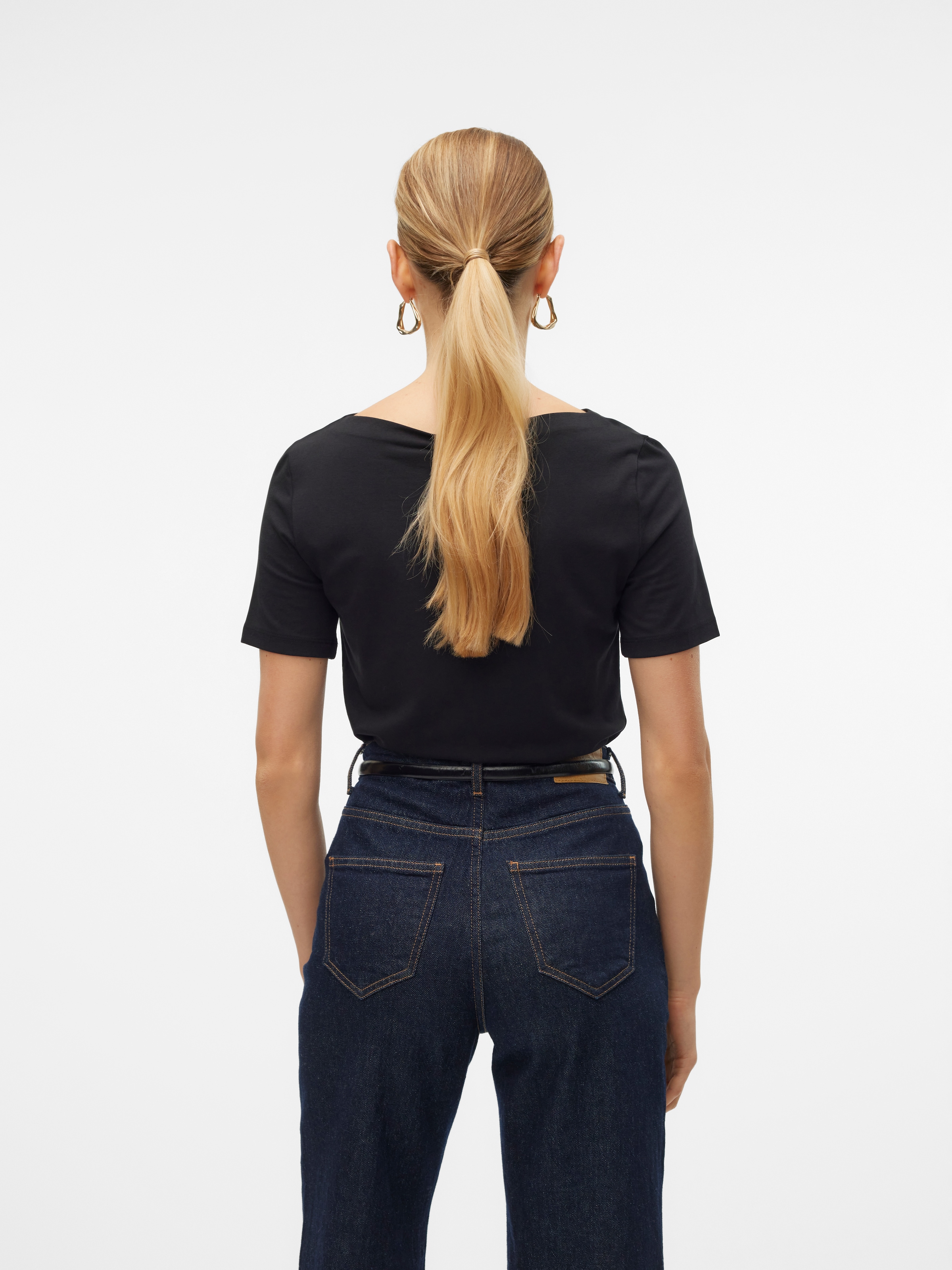 Vero Moda Kurzarmshirt »VMPANDA MODAL S/S TOP NOOS«
