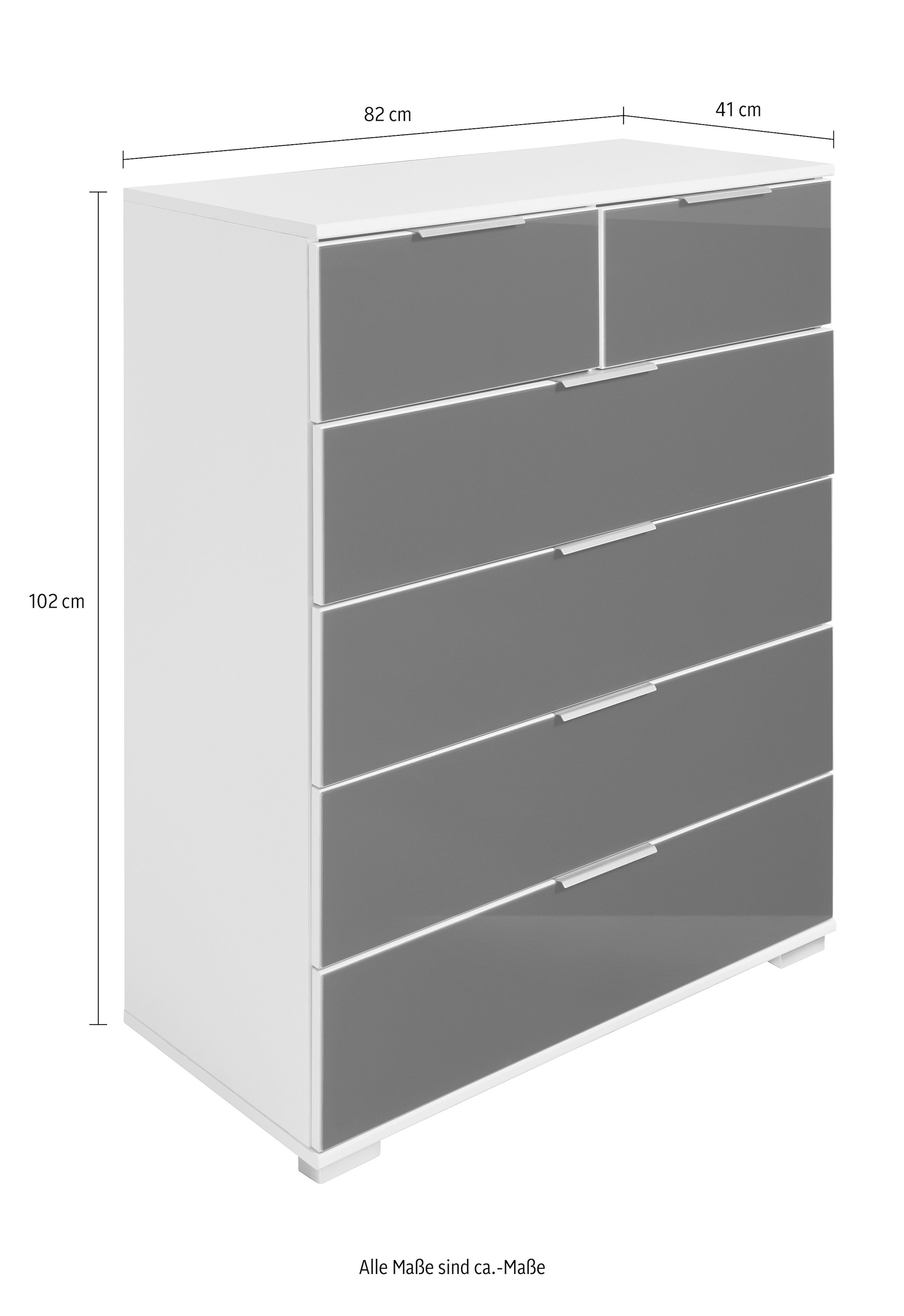 Glas- Spiegelfront mit bestellen Wimex »Easy«, Schubkastenkommode bequem oder