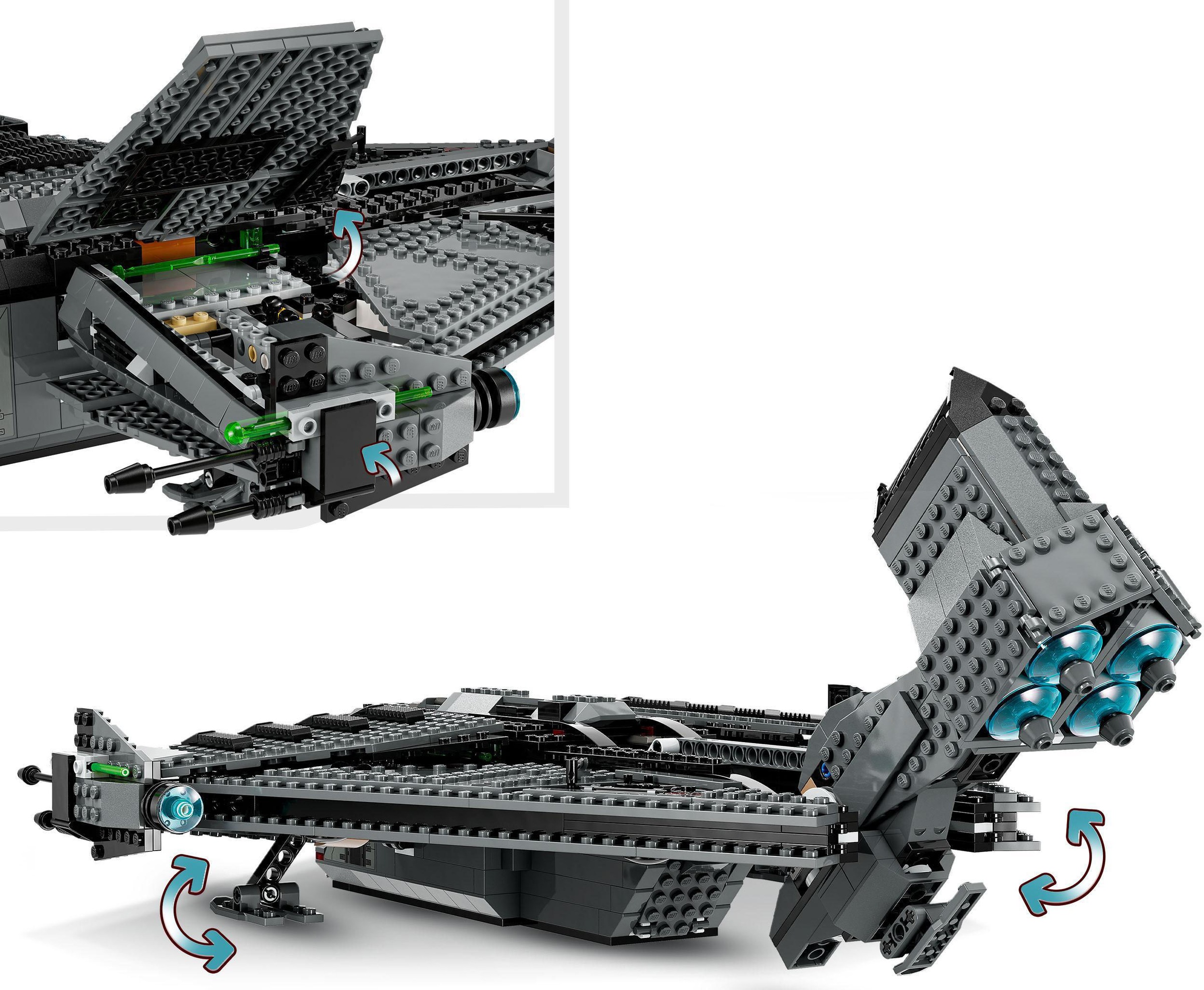 LEGO® Konstruktionsspielsteine »Die Justifier (75323), LEGO® Star Wars™«, (1022 St.), Made in Europe