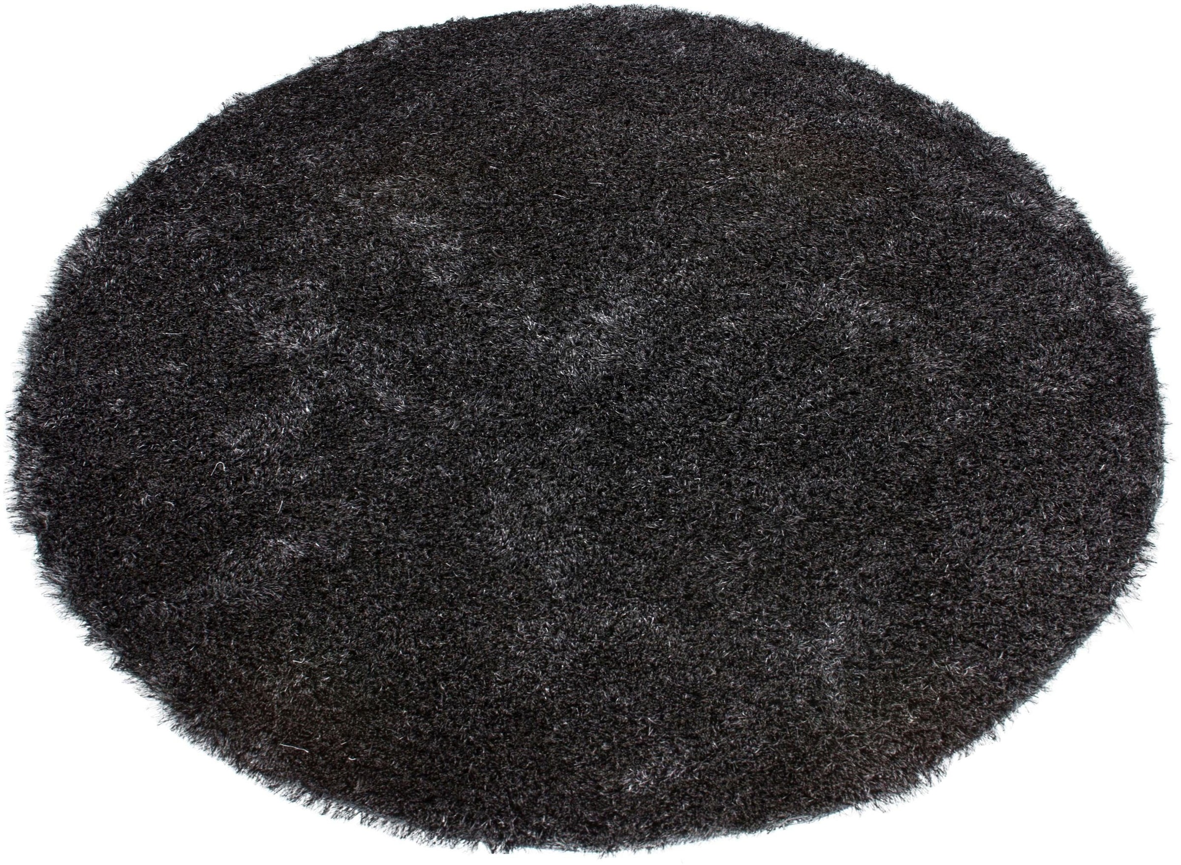 Bruno Banani Hochflor-Teppich »Alga«, rund, 40 mm Höhe, Uni-Farben, besonders weich und kuschelig