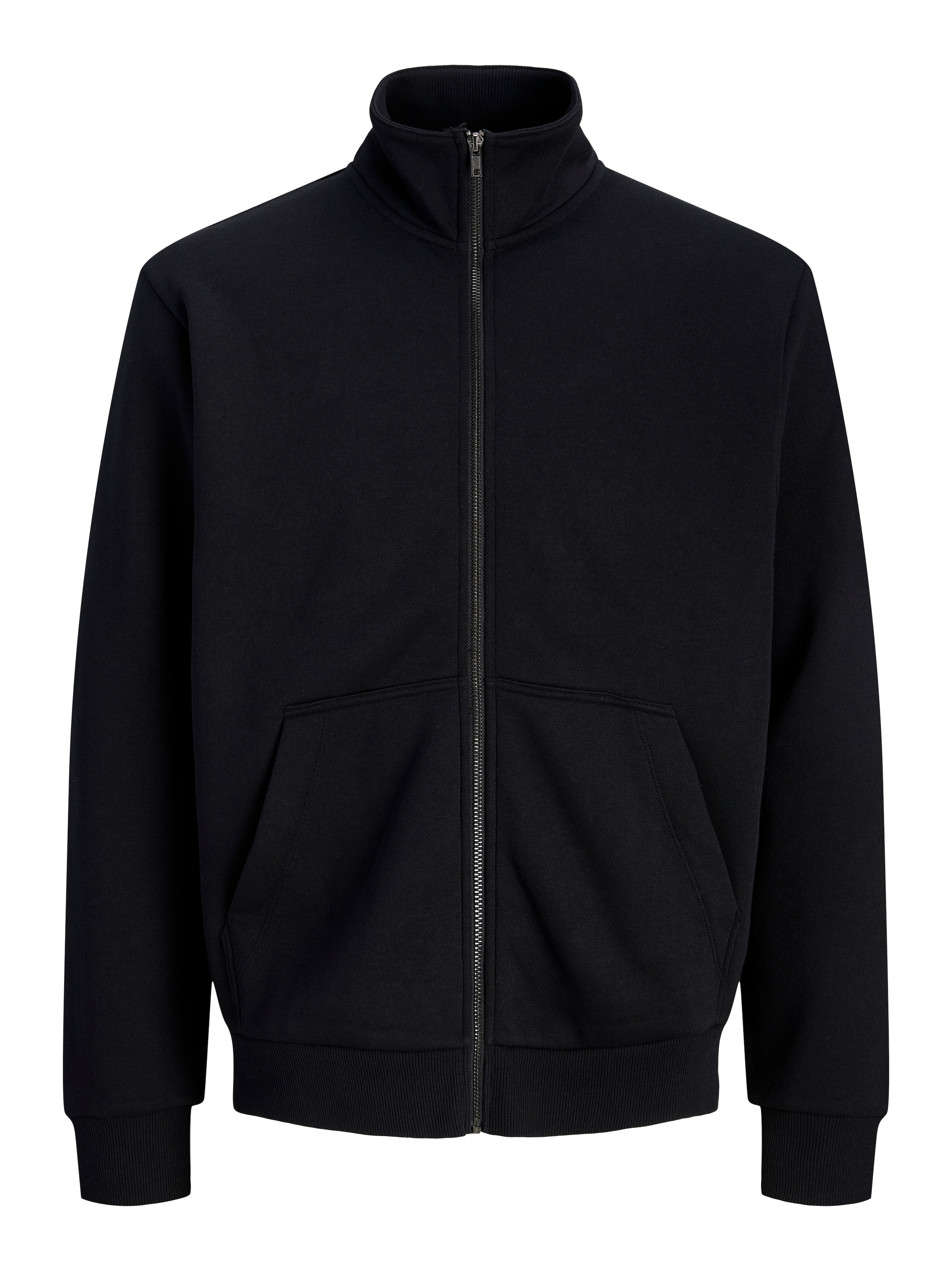 Jack & Jones Sweatjacke »JJEBRADLEY SWEAT ZIP HN NOOS« Materialmix, regular fit