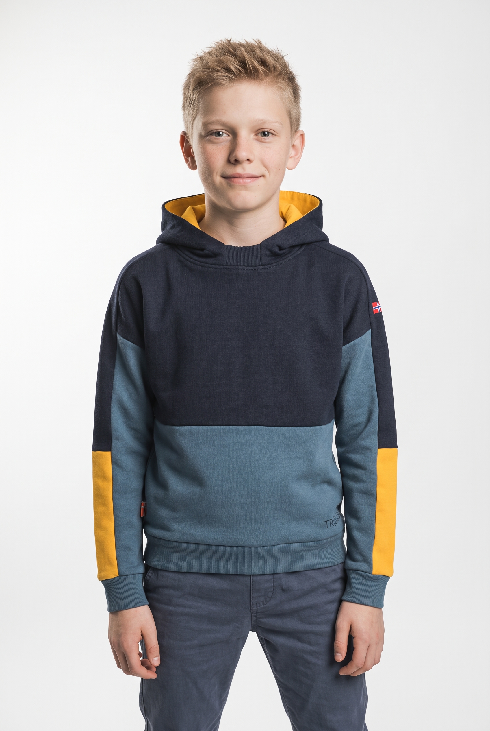 TROLLKIDS Kapuzensweatshirt »KIDS RONDANE SWEATER«, sportlich, mit farblich passender Fütterung
