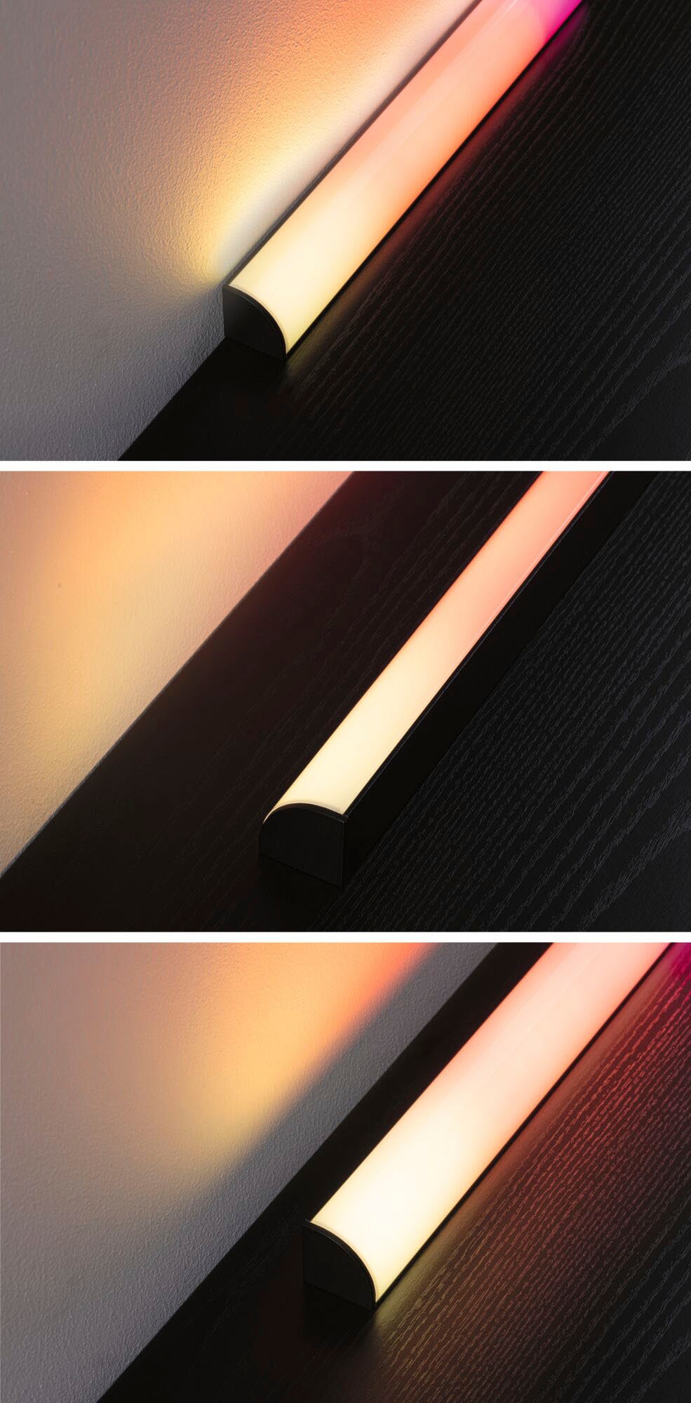 Paulmann LED-Streifen »EntertainLED Lightbar Dynamic Rainbow RGB 30x30mm 2x0,6W 2x24lm«, 2 St.-flammig