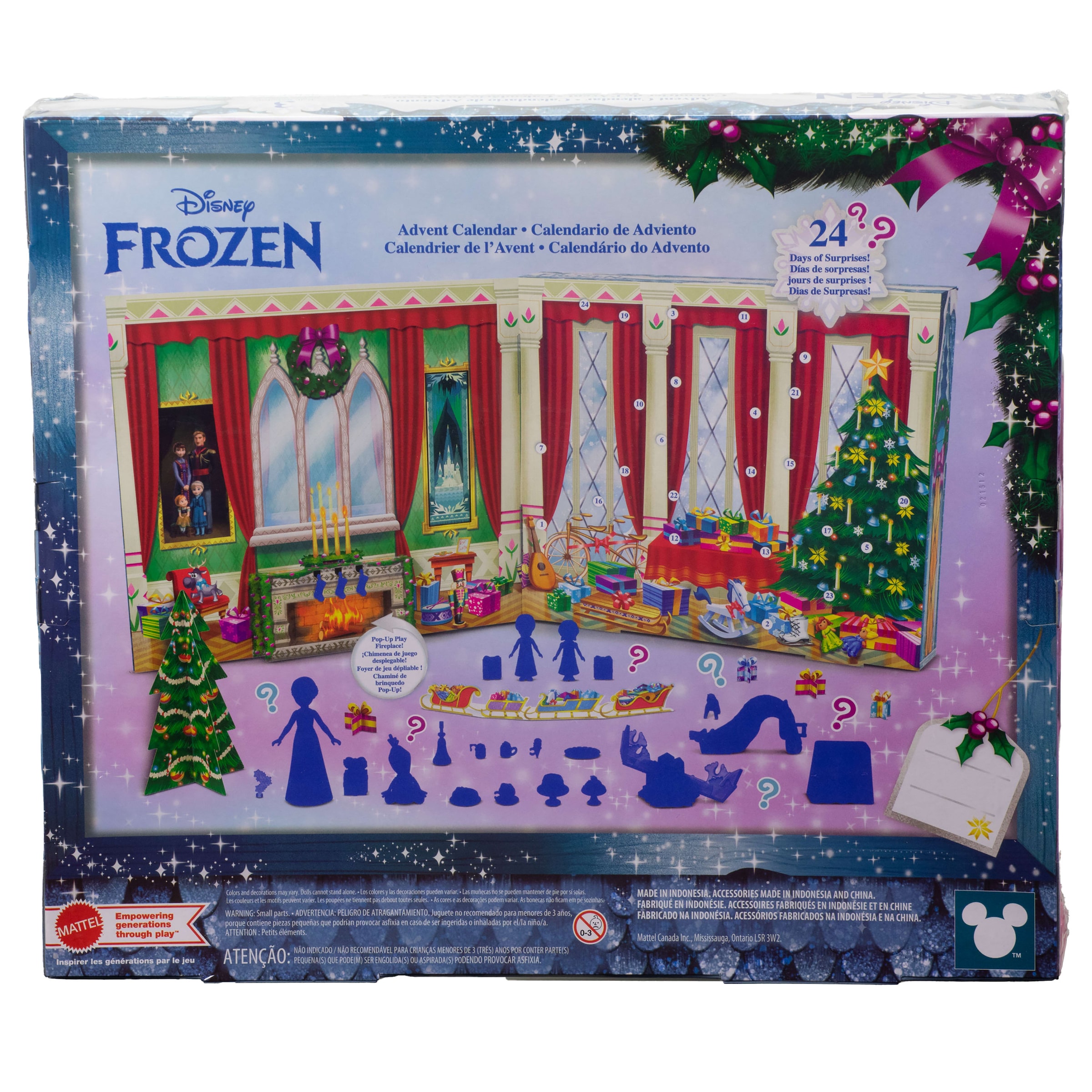 Mattel® Spielzeug-Adventskalender »Disney Die Eiskönigin Kleine Puppen Adventskalender« ab 3 Jahren