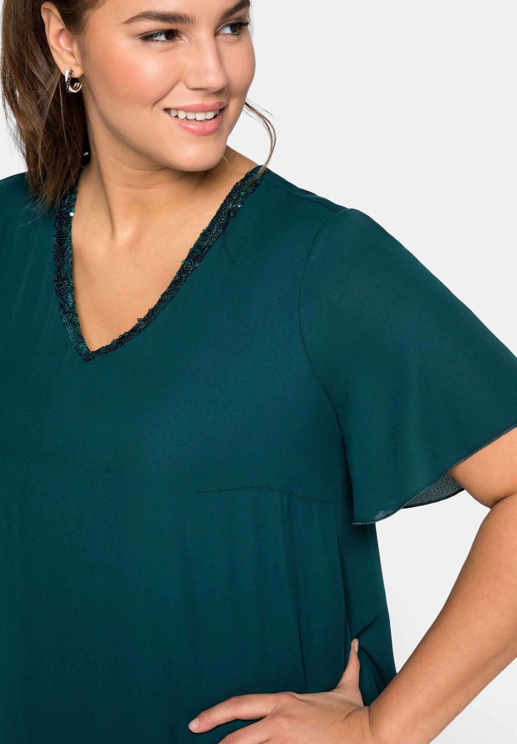 Sheego Longbluse »Tunika Tunika im Lagenlook«