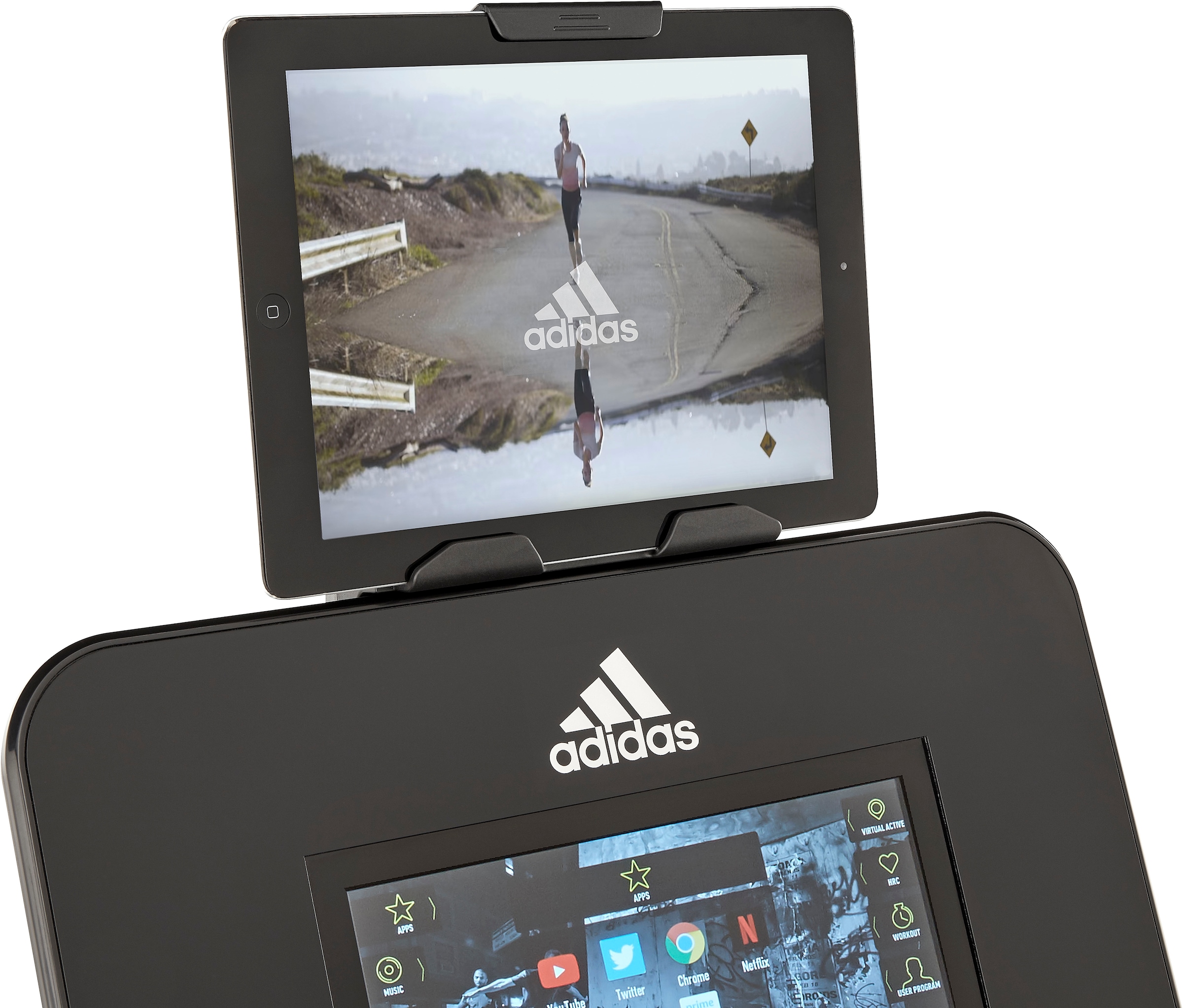 adidas Performance Laufband »T-19x«, (mit integriertem Ventilator und Tablet-Halterung), bis max. 20 km/h, klappbar