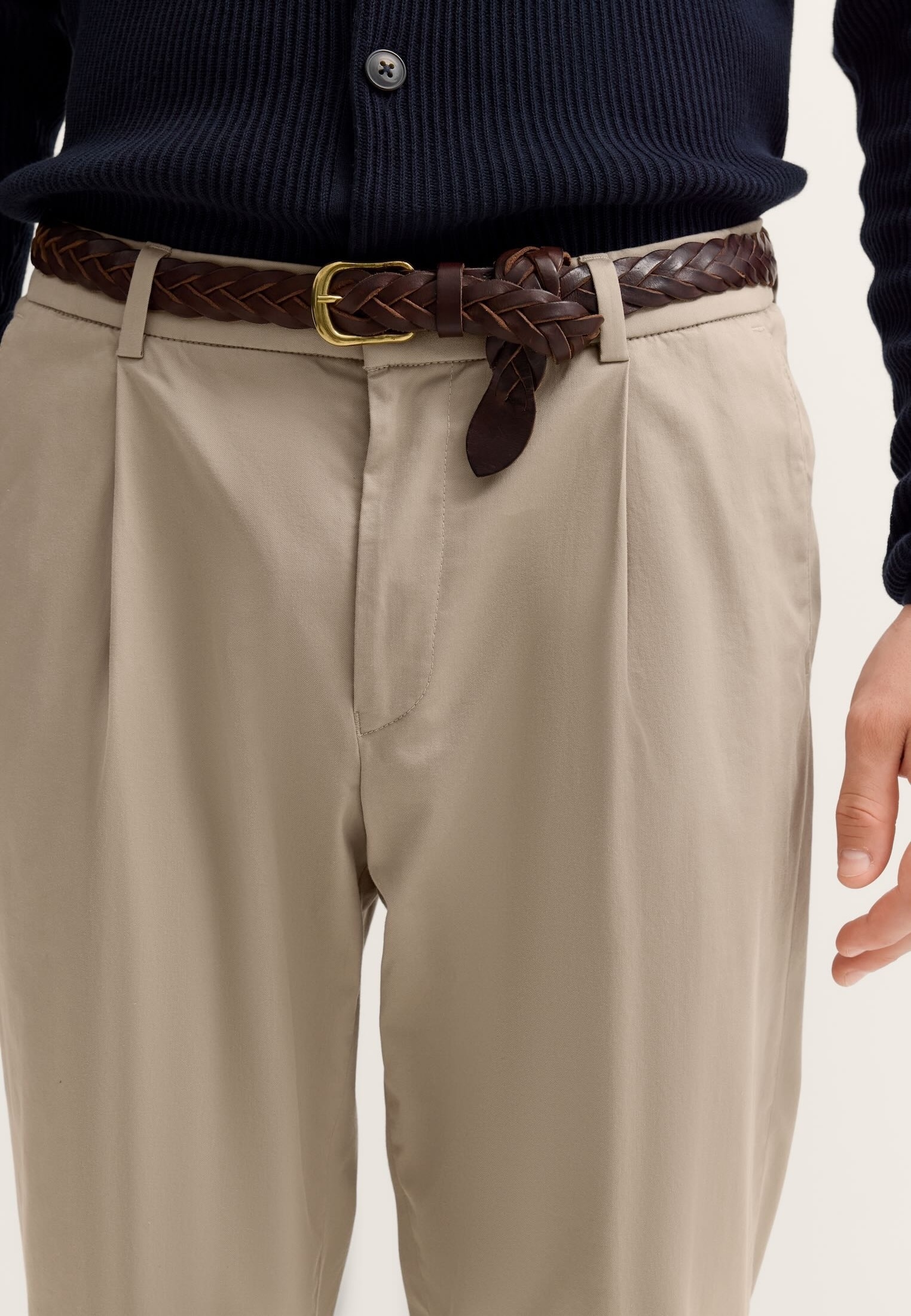 bugatti Chinohose »Loose Fit«  aus Baumwollmix mit Stretch