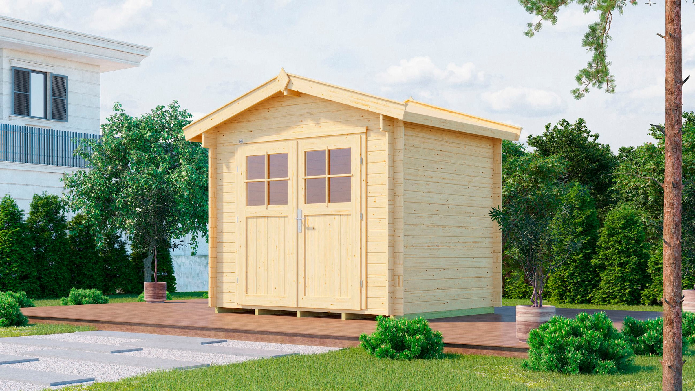 weka Gartenhaus »Premium28 natur«