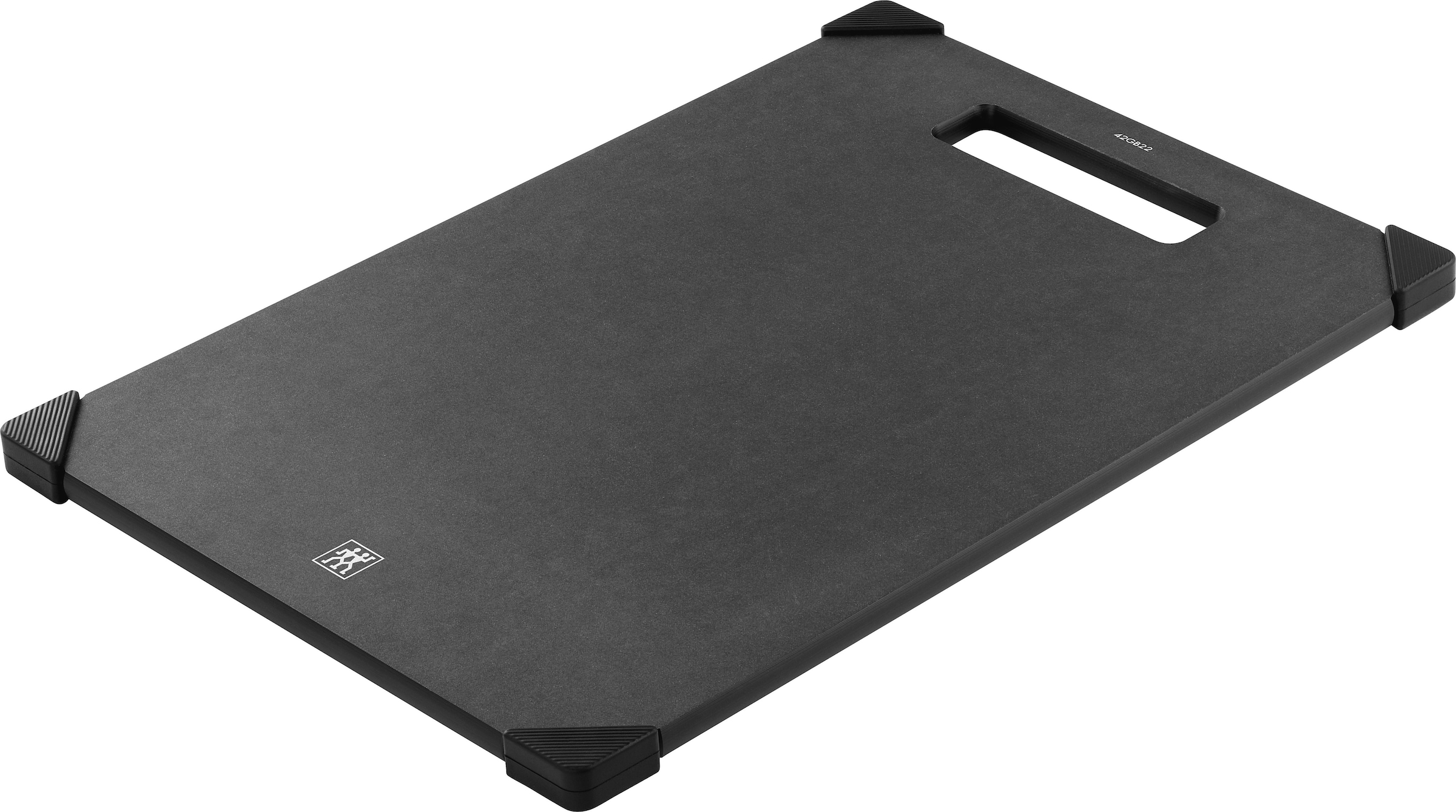 Zwilling Schneidebrett »Brett aus Holzfaser, mit Anti-Rutsch-Silikonfüßen« mit Saft-Rille, rutschfest, spülmaschinengeeignet