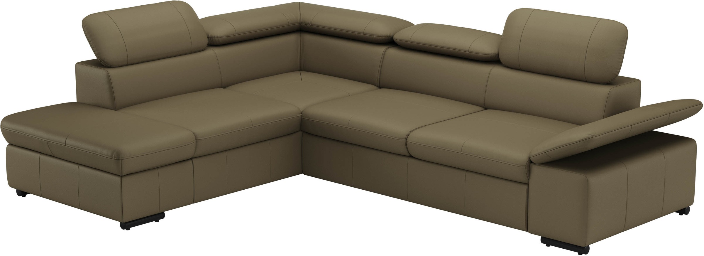 sit&more Ecksofa »Alcudia L-Form«, wahlweise mit Bettfunktion