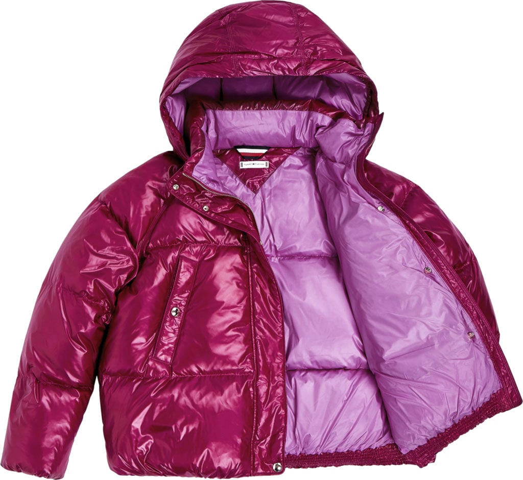 Tommy Hilfiger Steppjacke »POP COLOUR DOWN JACKET«, mit Kapuze, mit Stehkragen