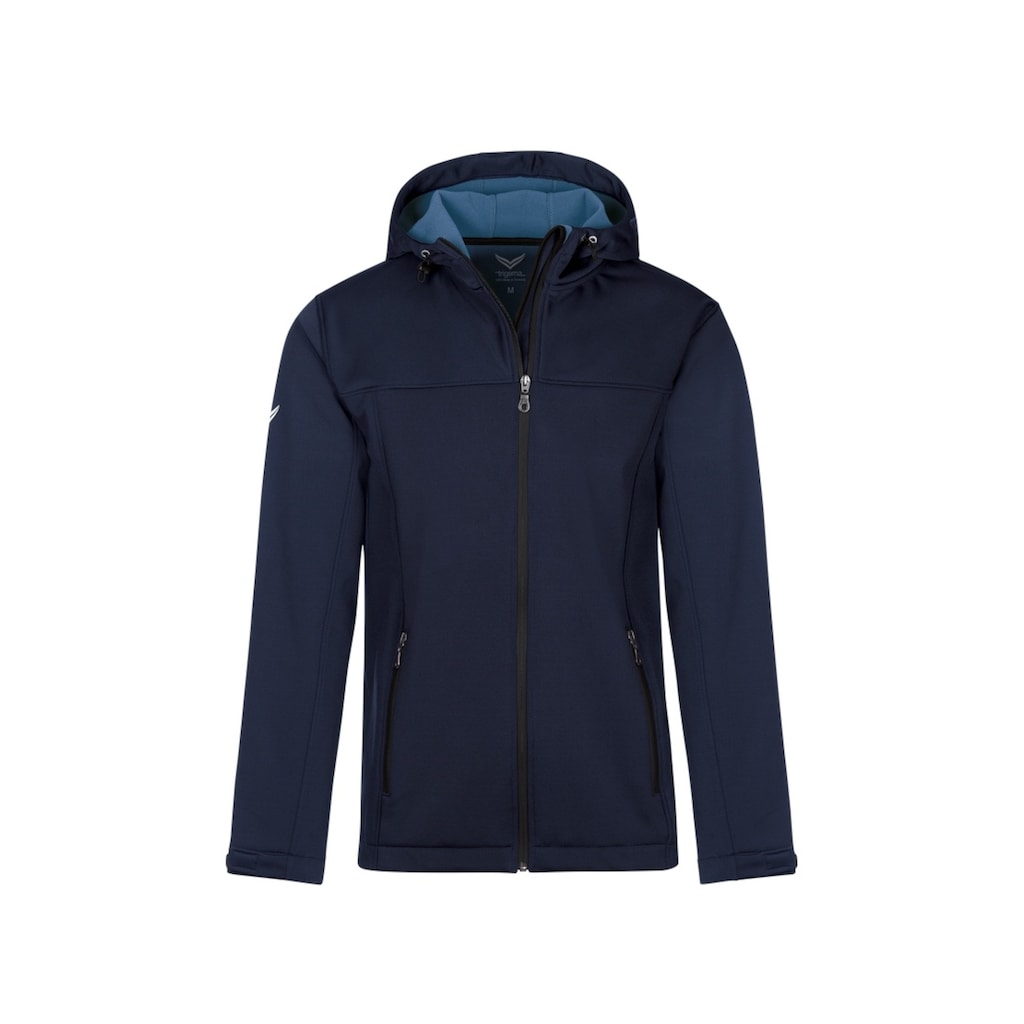 Trigema Softshelljacke »TRIGEMA Klassische Softshell–Kapuzenjacke«, (1 St.)