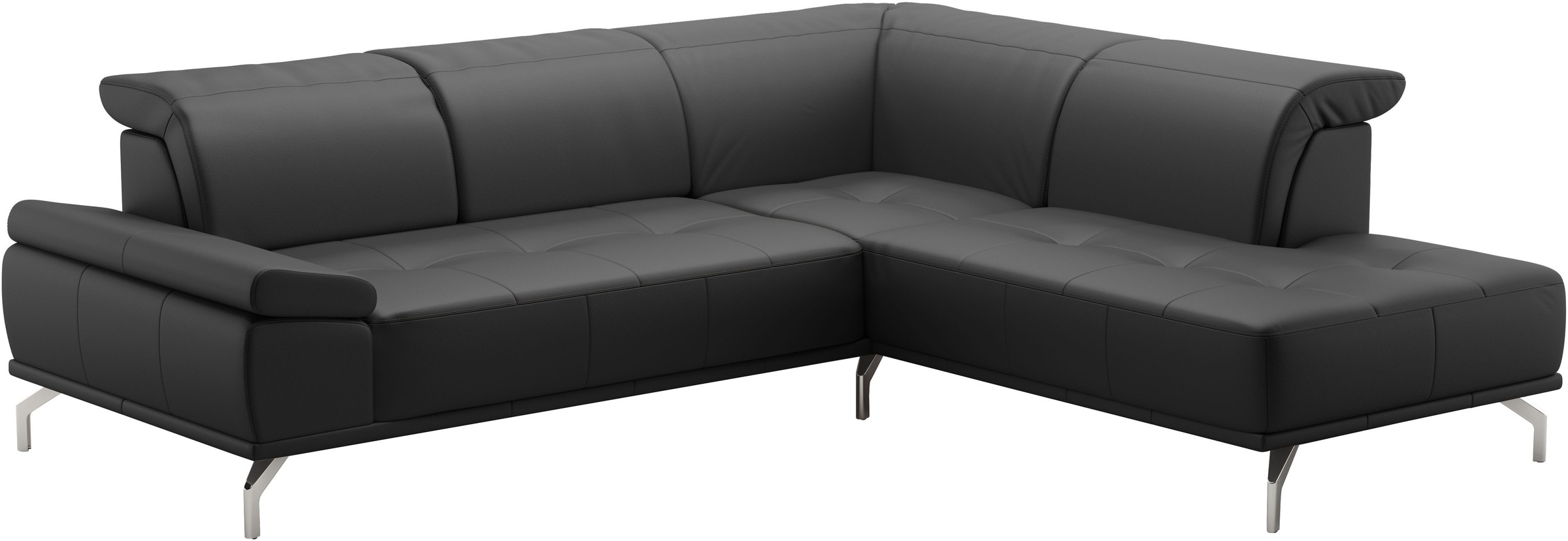 Places of Style Ecksofa »Caluna«, Inkl.Sitztiefenverstellung, wahlweise mit Kopf- und Armteilverstellung