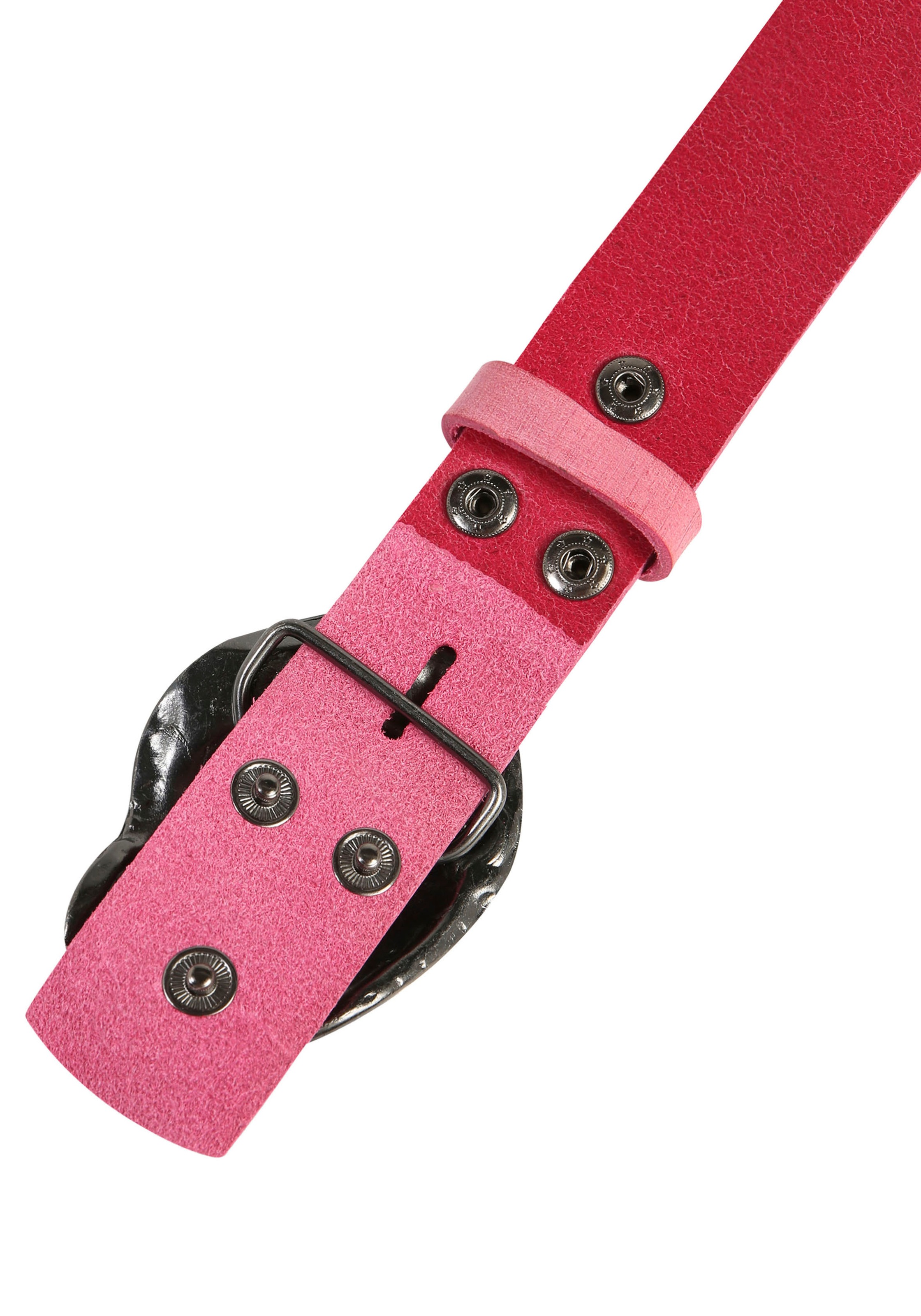 Rettungsring Gürtel Ledergürtel mit austauschbarer Schließe »Auster Muschel Schwarz«