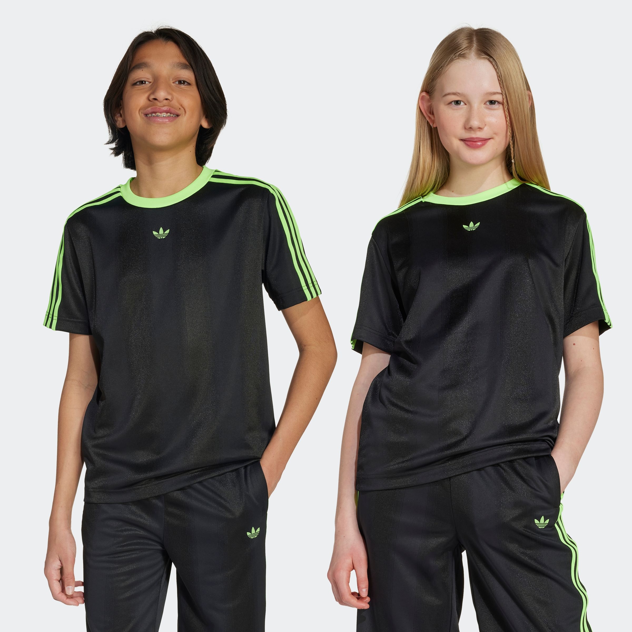 adidas Originals T-Shirt »JACQUARD KIDS« sportlicher Stil, lockere Passform, für Kinder und Teens