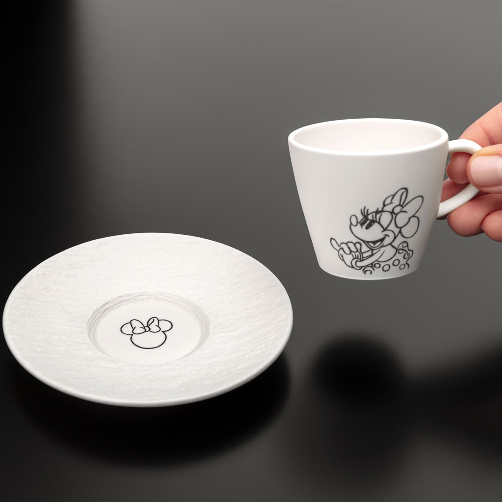 Villeroy & Boch Espressotasse »Espressotassen Manufacture Rock blanc - Mickey Mouse 60 ml 6er Set weiß« Spülmaschinenfest, Mikrowellensicher