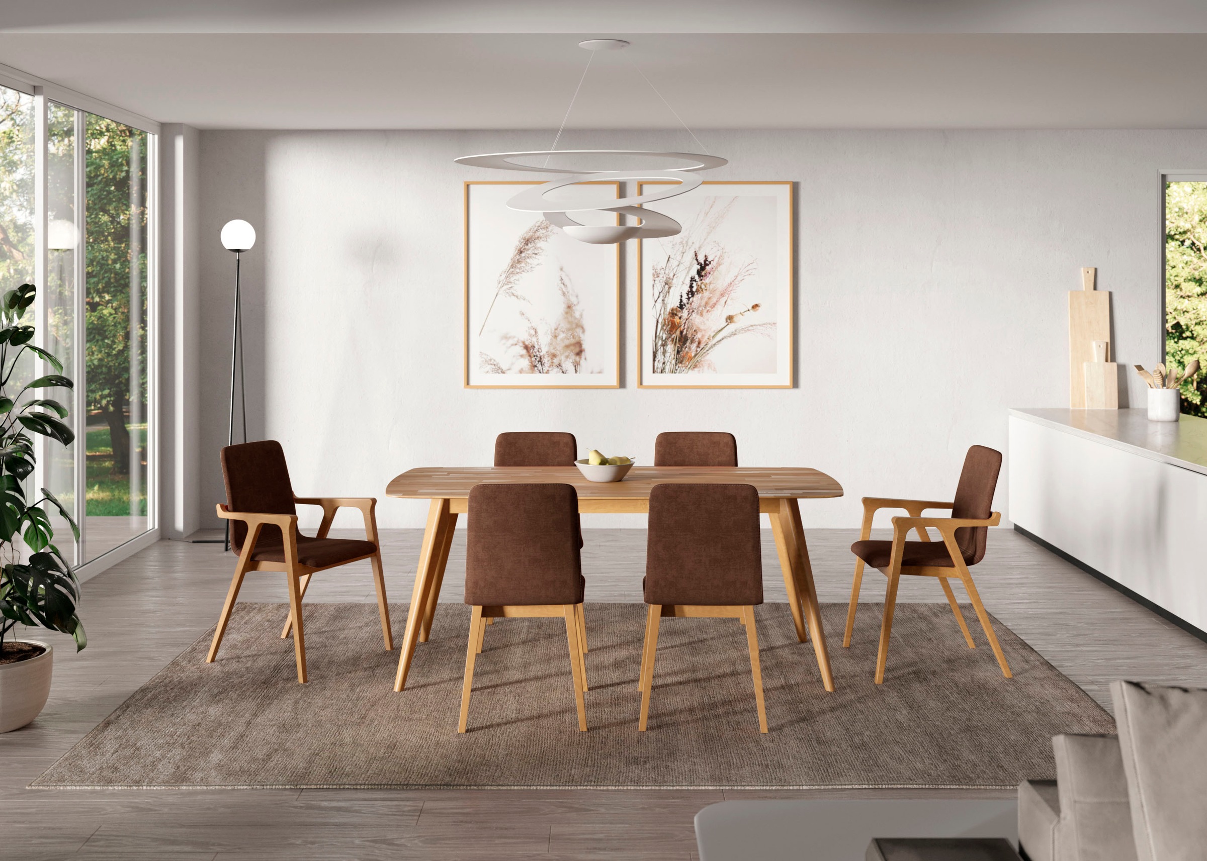 Home affaire Esstisch Breite 140 cm und 180 cm