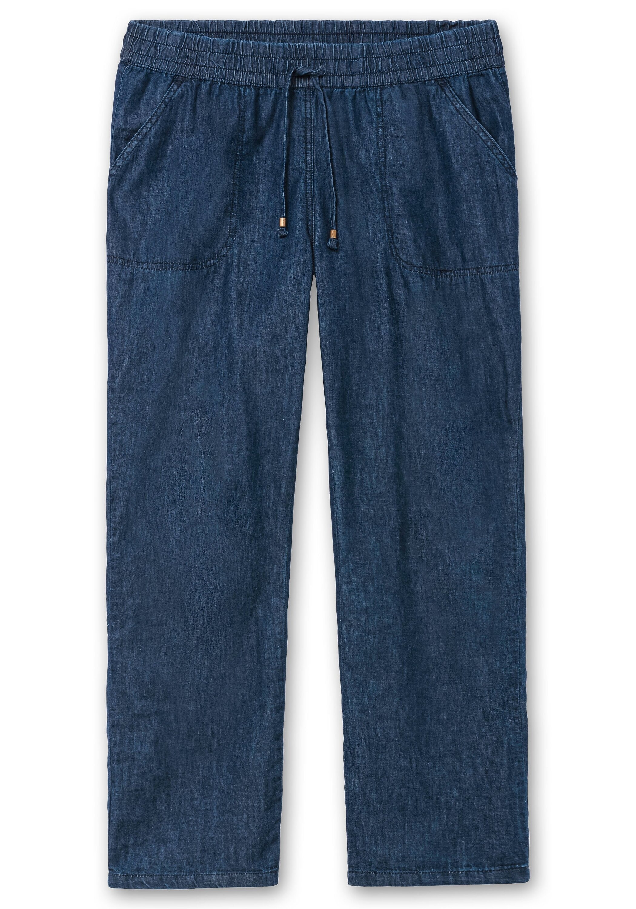 Sheego Schlupfjeans »Jeans mit gesmoktem Rundum-Dehnbund«