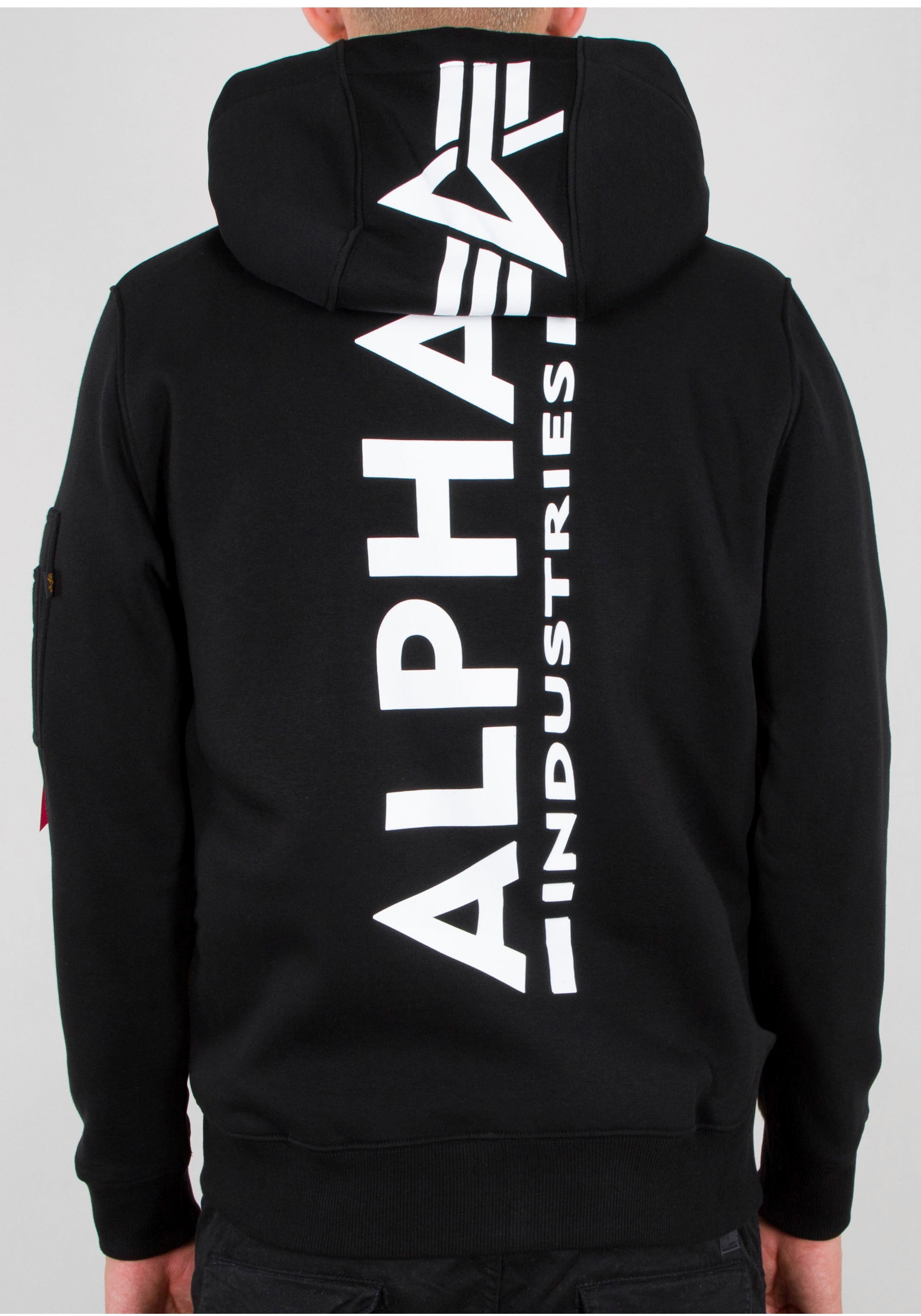 Alpha Industries Kapuzensweatjacke »Back Print Zip Hoody«