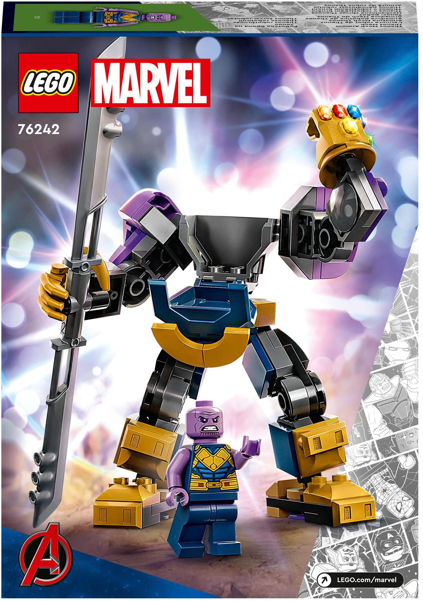 LEGO® Konstruktionsspielsteine »Thanos Mech (76242), LEGO® Marvel«, (113  St.), Made in Europe bei