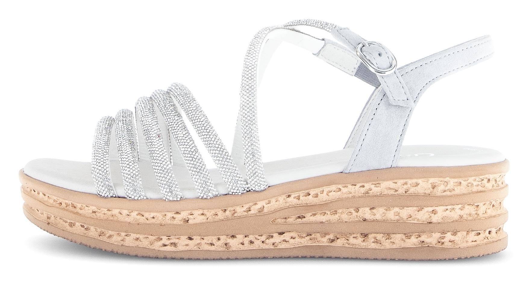 Gabor Keilsandalette  , Plateau, Sommerschuh, Riemchensandale mit Best Fitting-Ausstattung