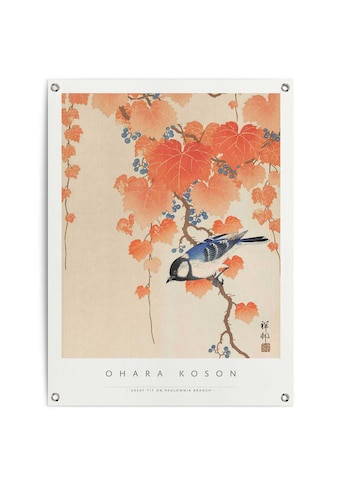 Poster »Ohara Koson Great tit«