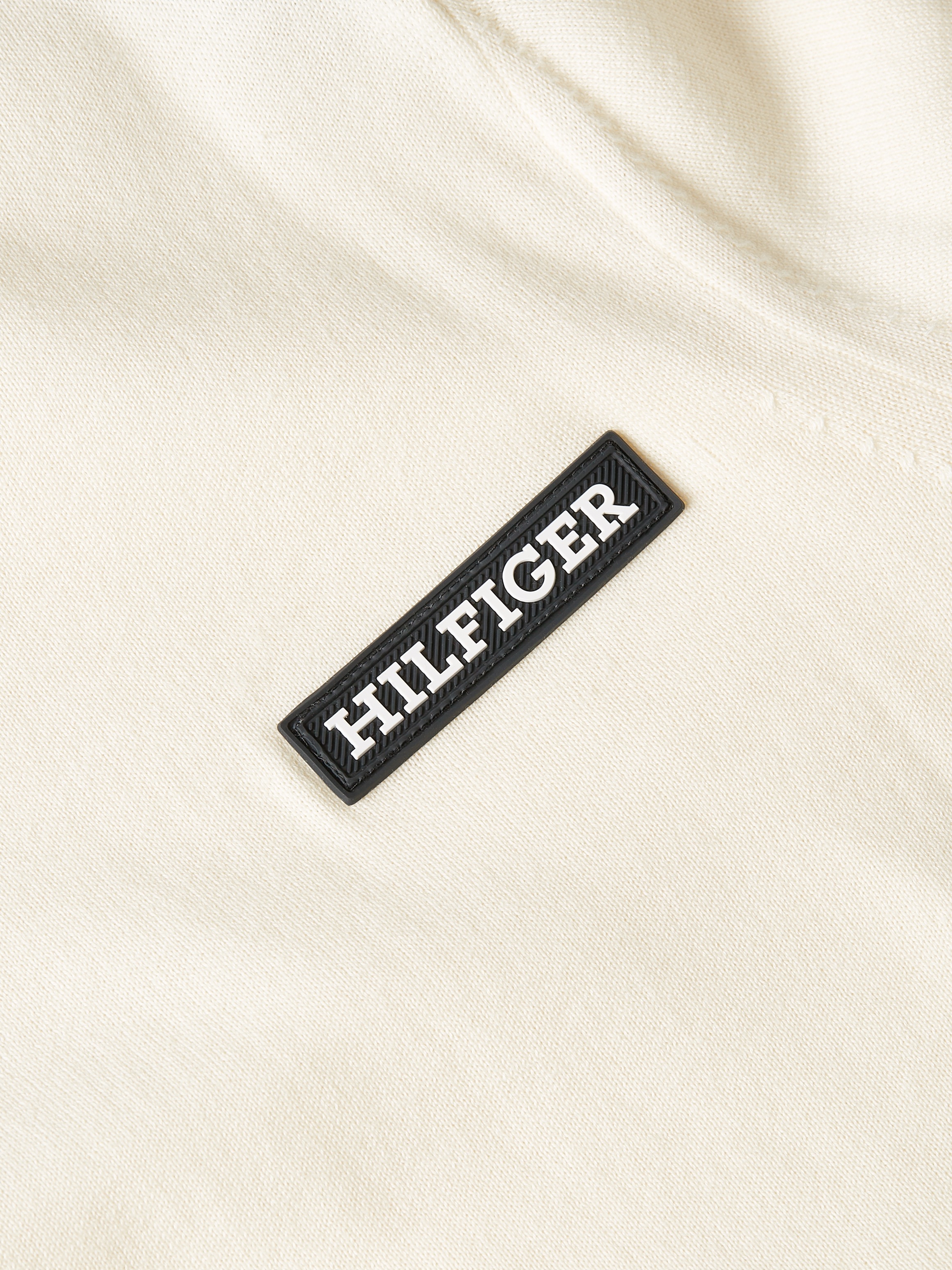 Tommy Hilfiger Strickpullover »GLOBAL STRIPE CREW NK«, Global-Streifen auf Ärmelabschluss und Nacken