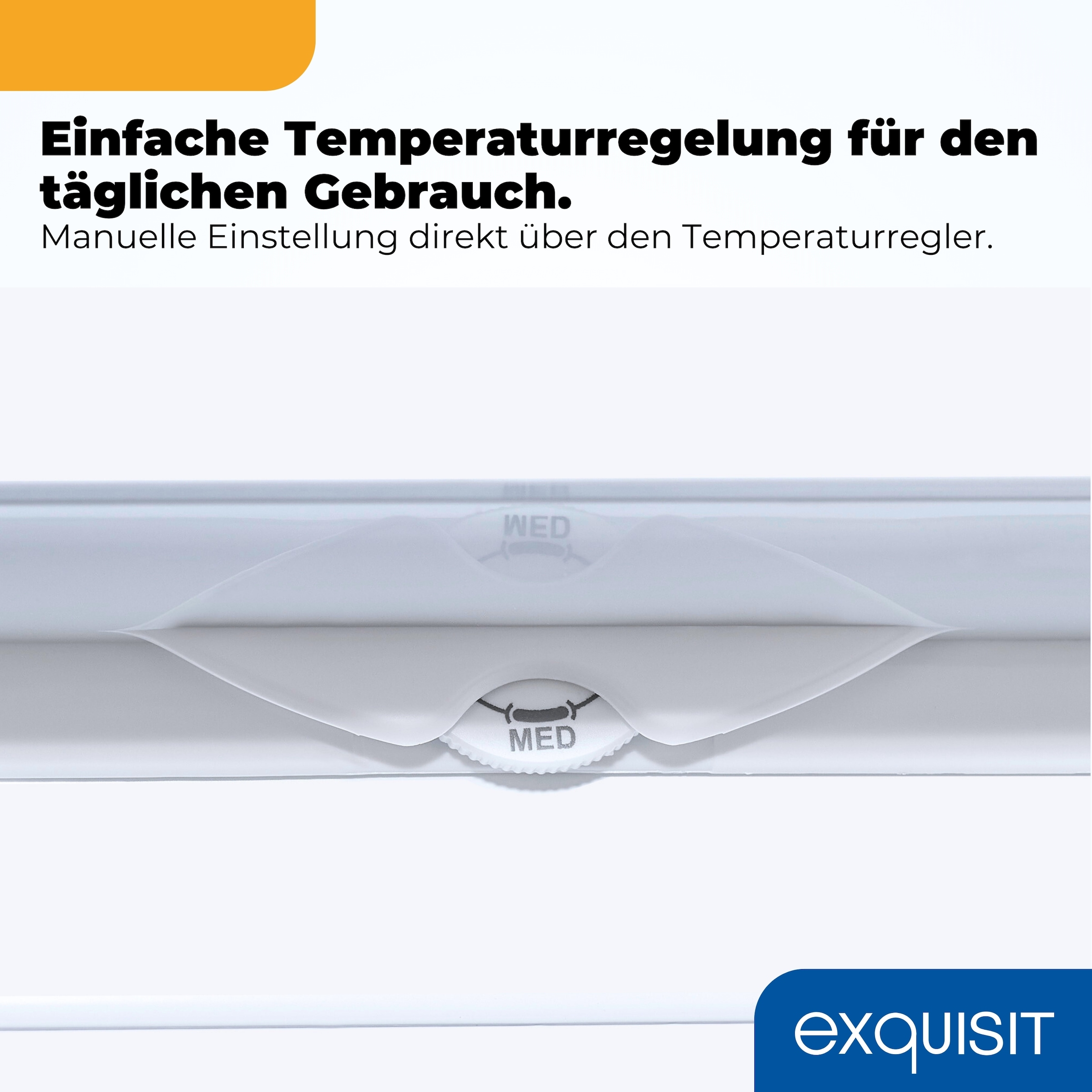 exquisit Gefrierschrank »GS81-040B weiss« 85 cm hoch 54,5 cm breit