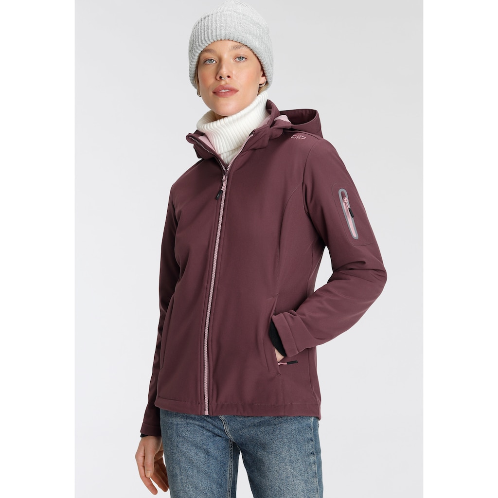 CMP Softshelljacke, mit Kapuze