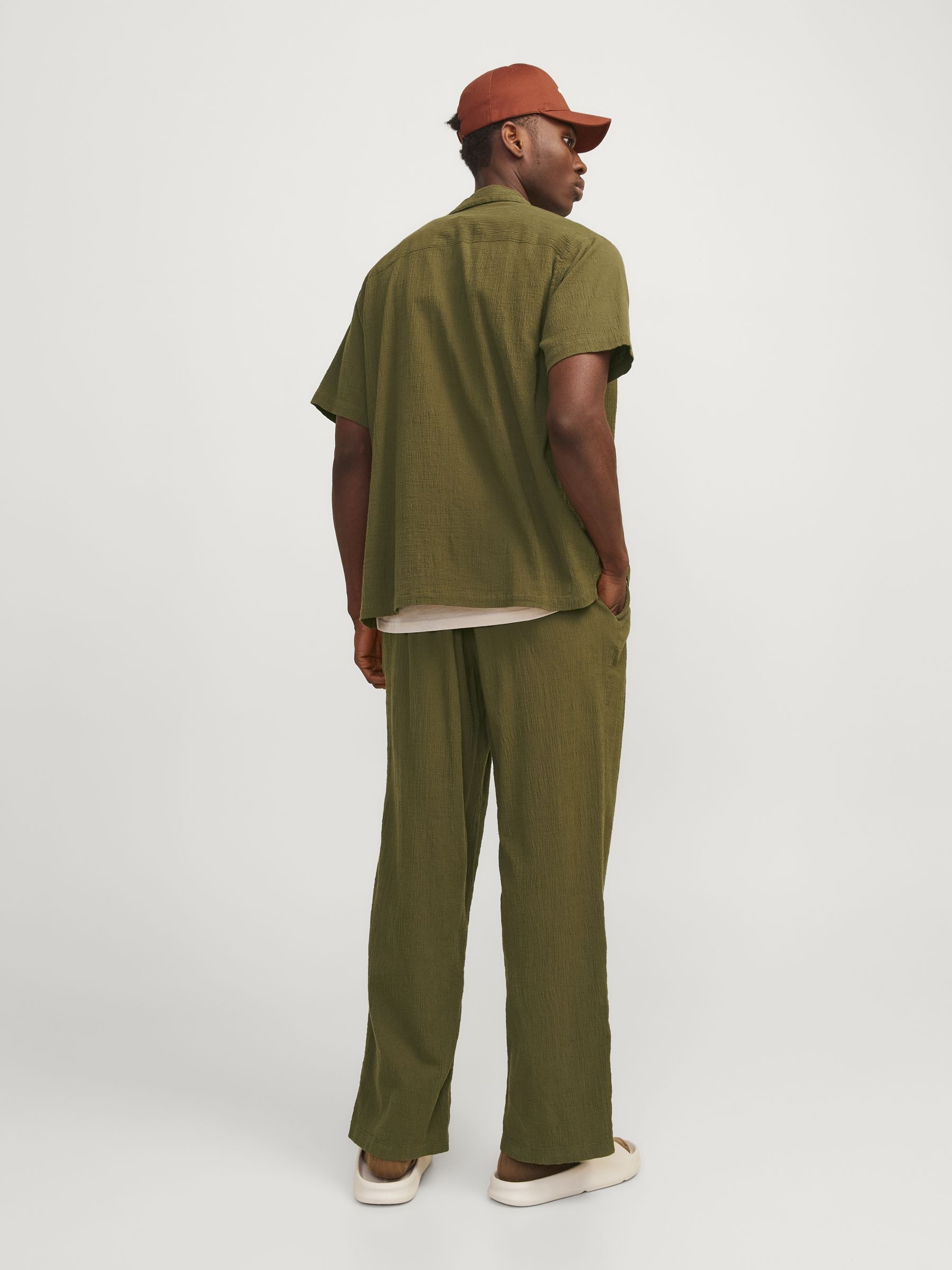 Jack & Jones Kurzarmhemd »JORLUKE CRINKLE RESORT SHIRT SS SN«