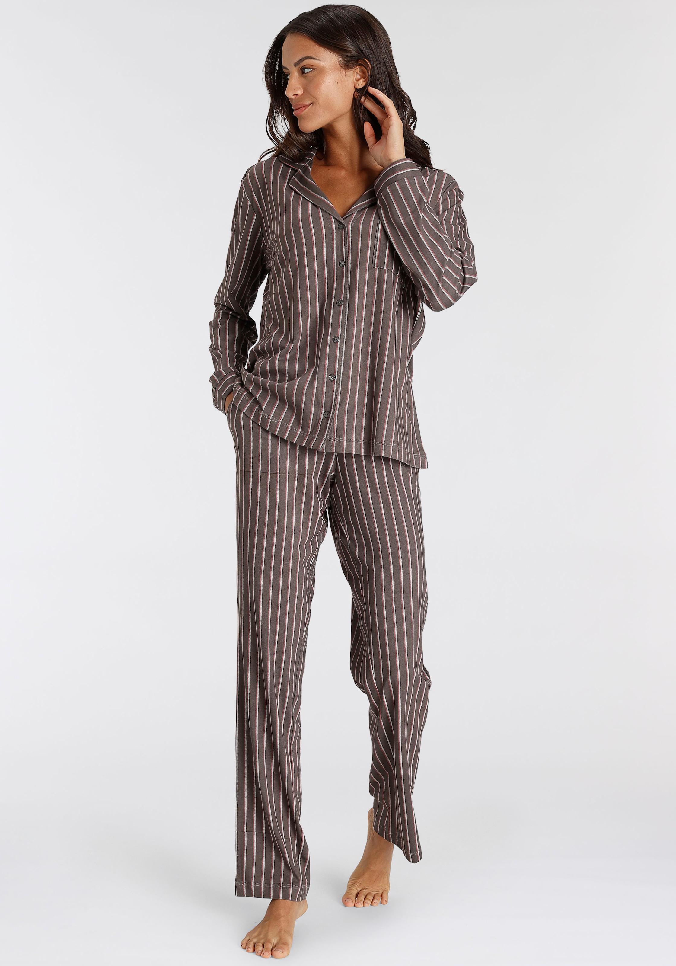 s.Oliver Pyjama, (2 tlg.), mit kaufen schönem Muster | UNIVERSAL