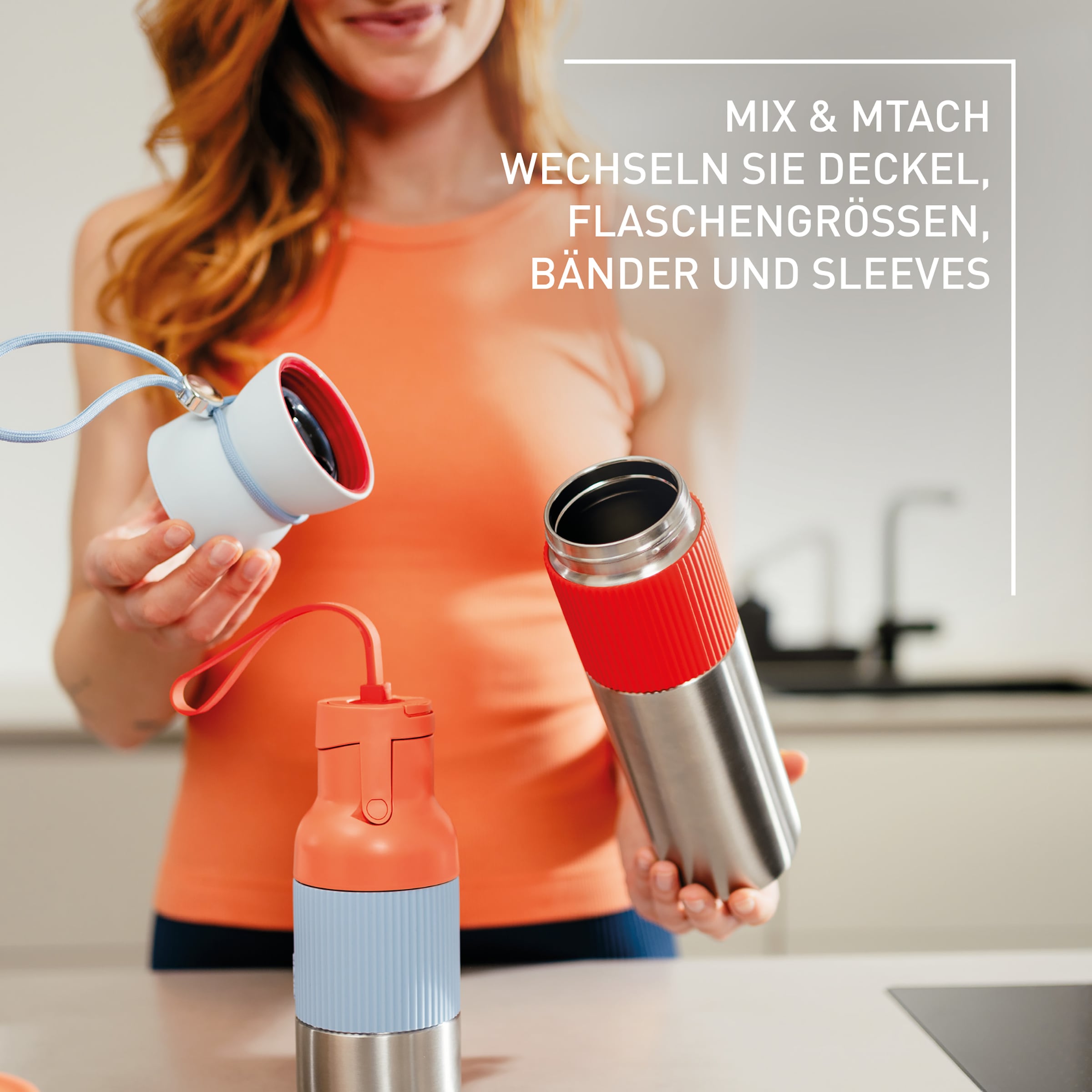 Emsa Thermobecher »beYou Cup« 0,36 Liter, aromatischer Trinkgenuss, 100% dicht, mit Trageband