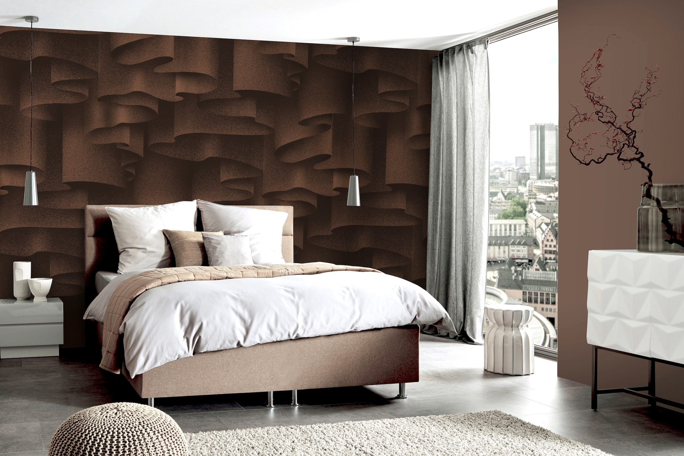 Fashion for walls Fototapete »Drape« Metall-Effekte glatt Phthalate frei