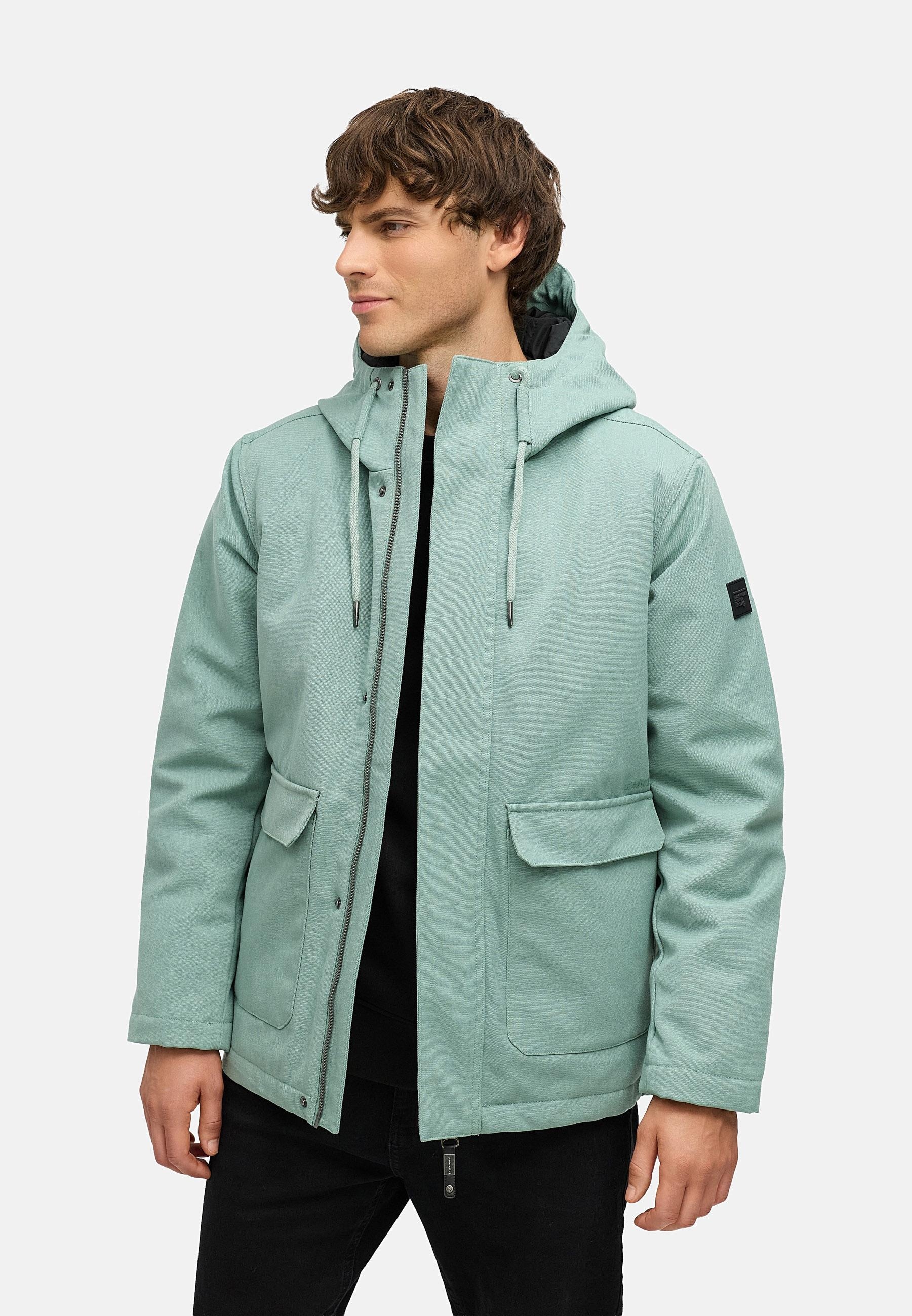 Ragwear Winterjacke »Winterjacke Mr Them« mit Kapuze stylische Herren Outdoorjacke mit großer Kapuze