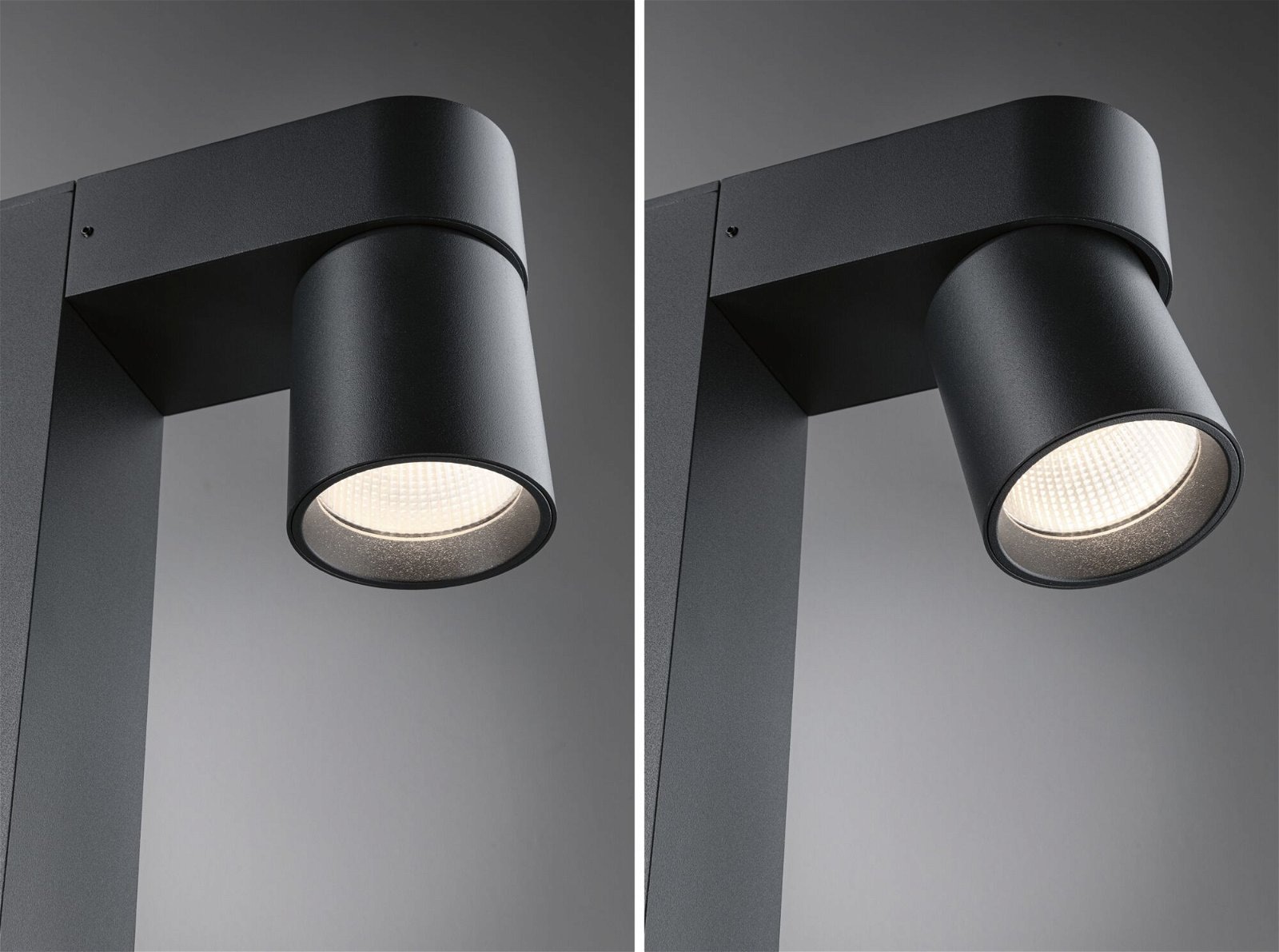 Paulmann LED Pollerleuchte »Kimu IP44 822mm 3000K 8W 500lm 230V 70° Anthrazit Aluminium«, 1 flammig