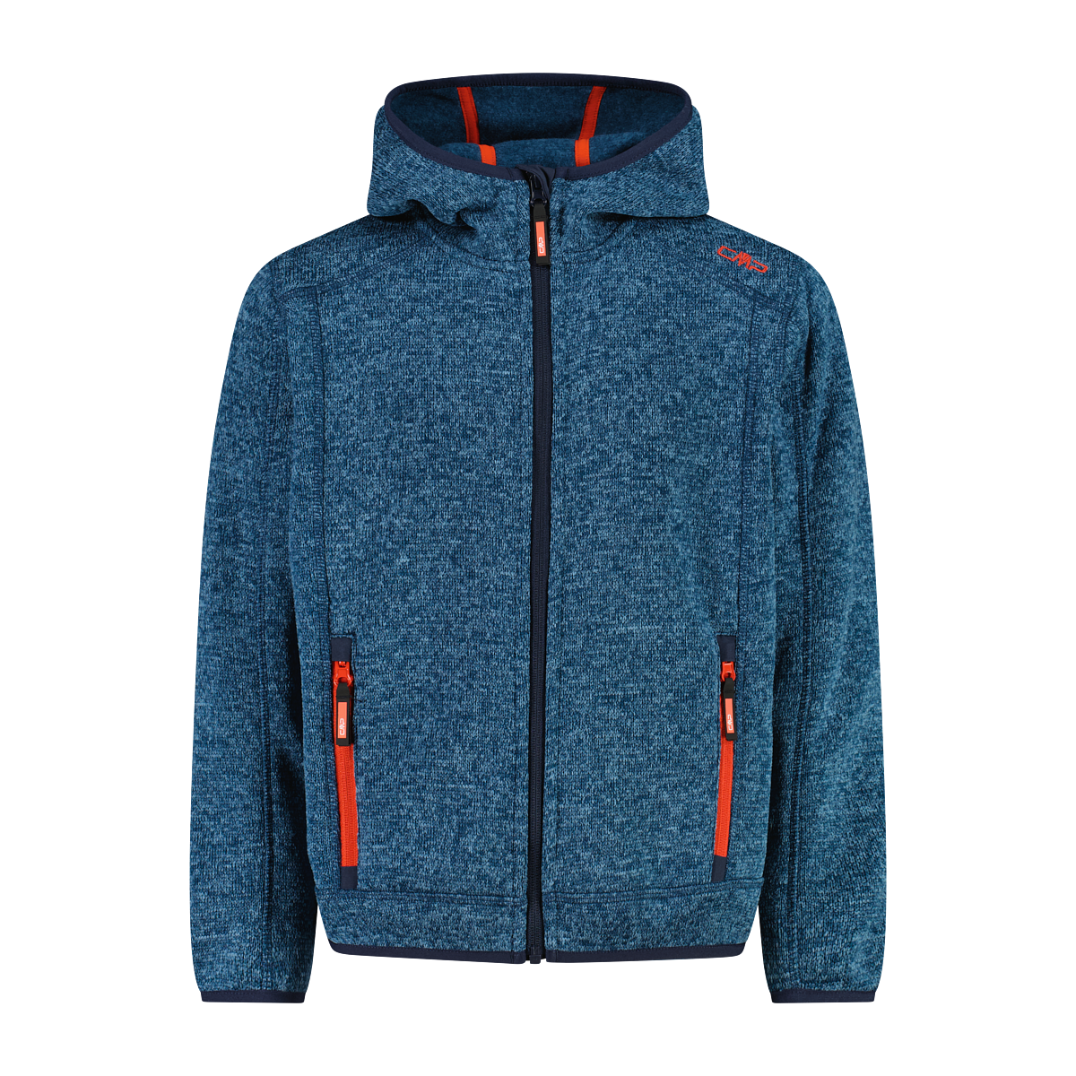 CMP Strickfleecejacke, (1 St.), mit Kapuze, Wärmend & Atmungsaktiv & Schnell trocknend & für Kinder