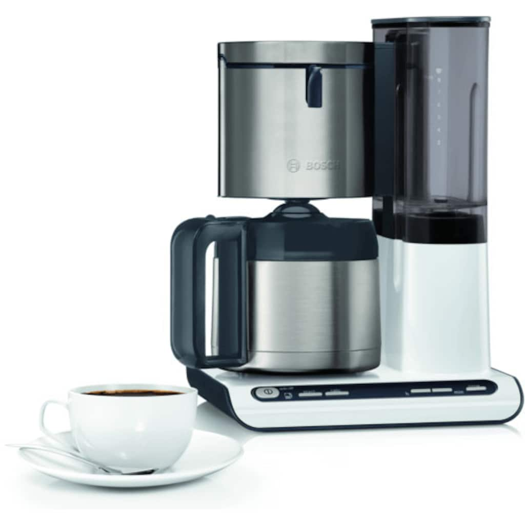 BOSCH Filterkaffeemaschine »TKA8A681 Styline«, 1,1 l Kaffeekanne, Papierfilter, 1x4