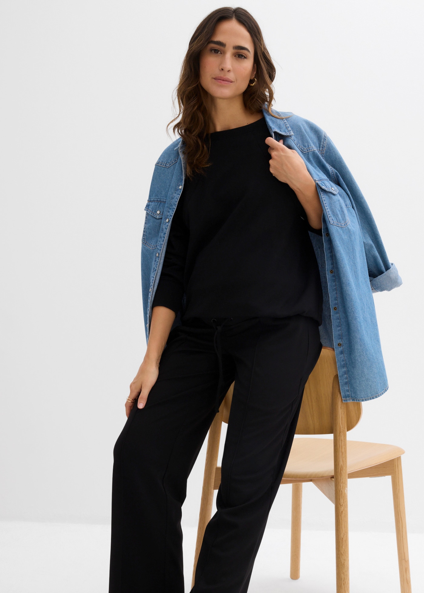 bonprix Sweatshirt , mit unauffälligen Reißverschlüssen an der Vorderseite, casual
