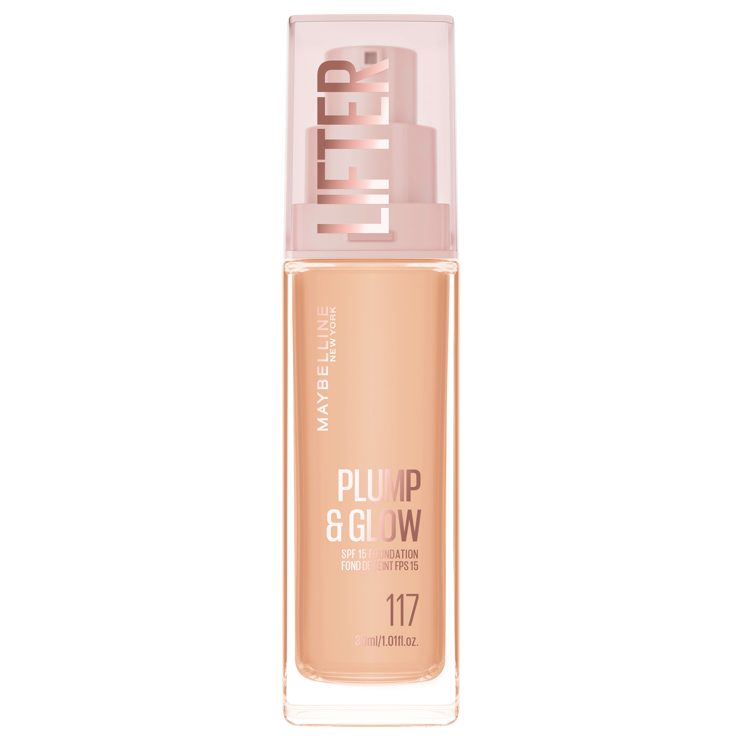 MAYBELLINE NEW YORK Foundation »LIFTER PLUMP AND GLOW FOUNDATION« verleiht sofort einen strahlenden Glow